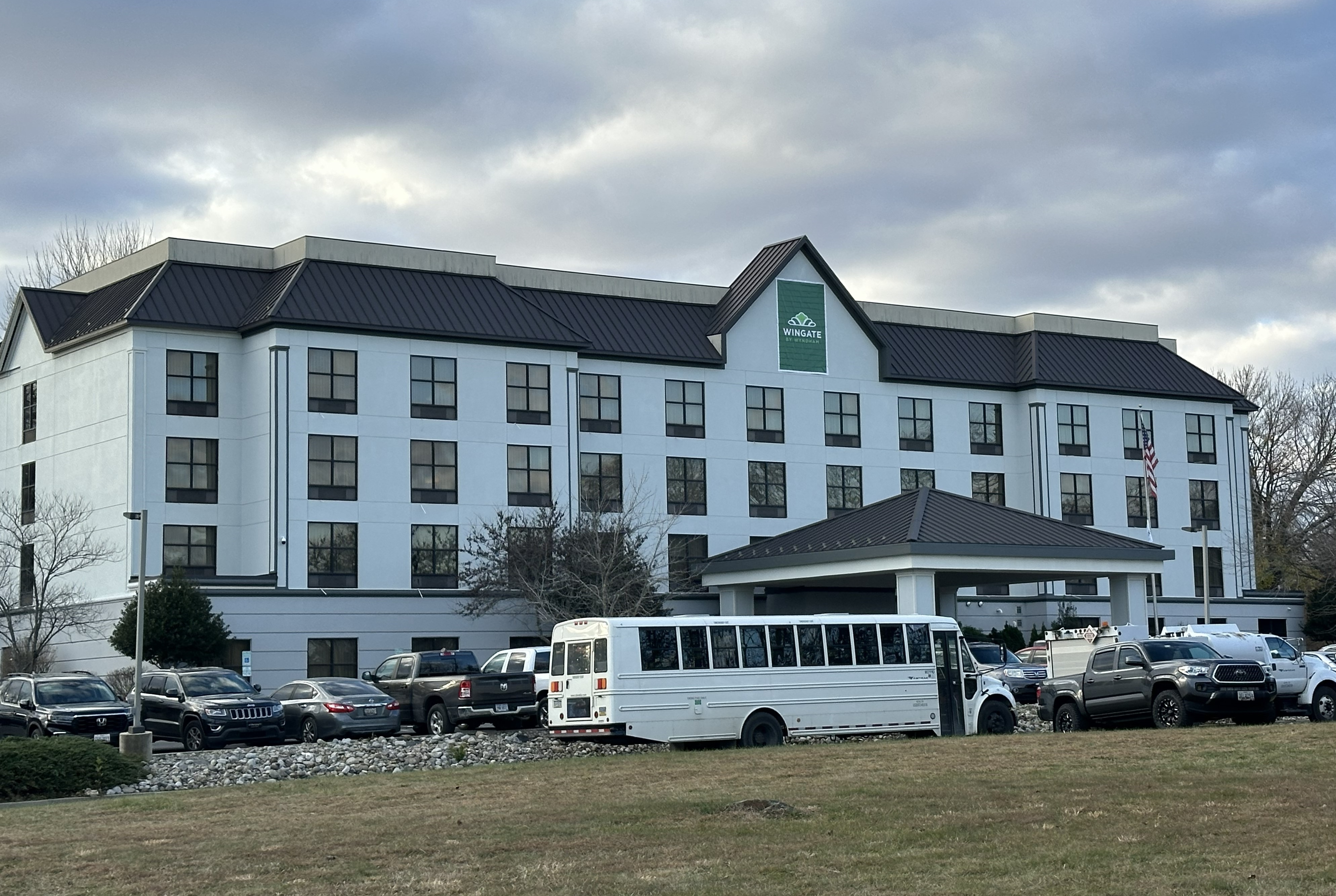 Exterior of Wingate by Wyndham North East hotel in North East, Maryland