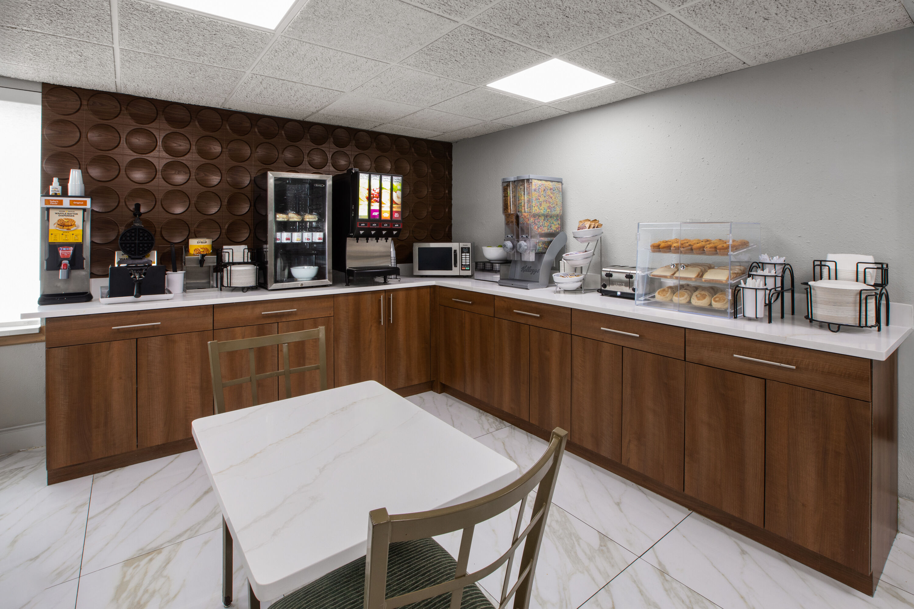 Free breakfast at Wingate by Wyndham Livonia in Livonia, Michigan