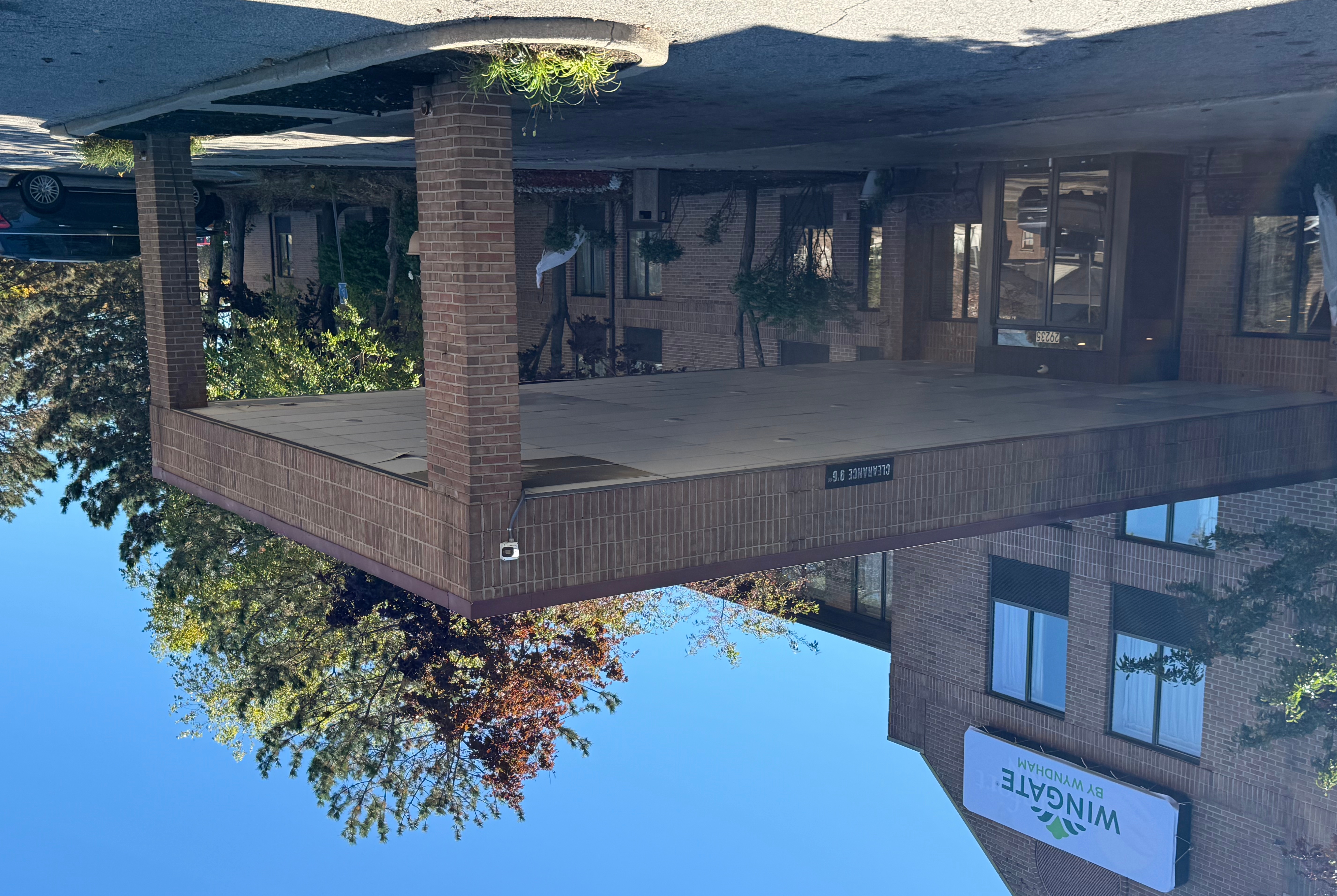 Exterior of Wingate by Wyndham Livonia hotel in Livonia, Michigan