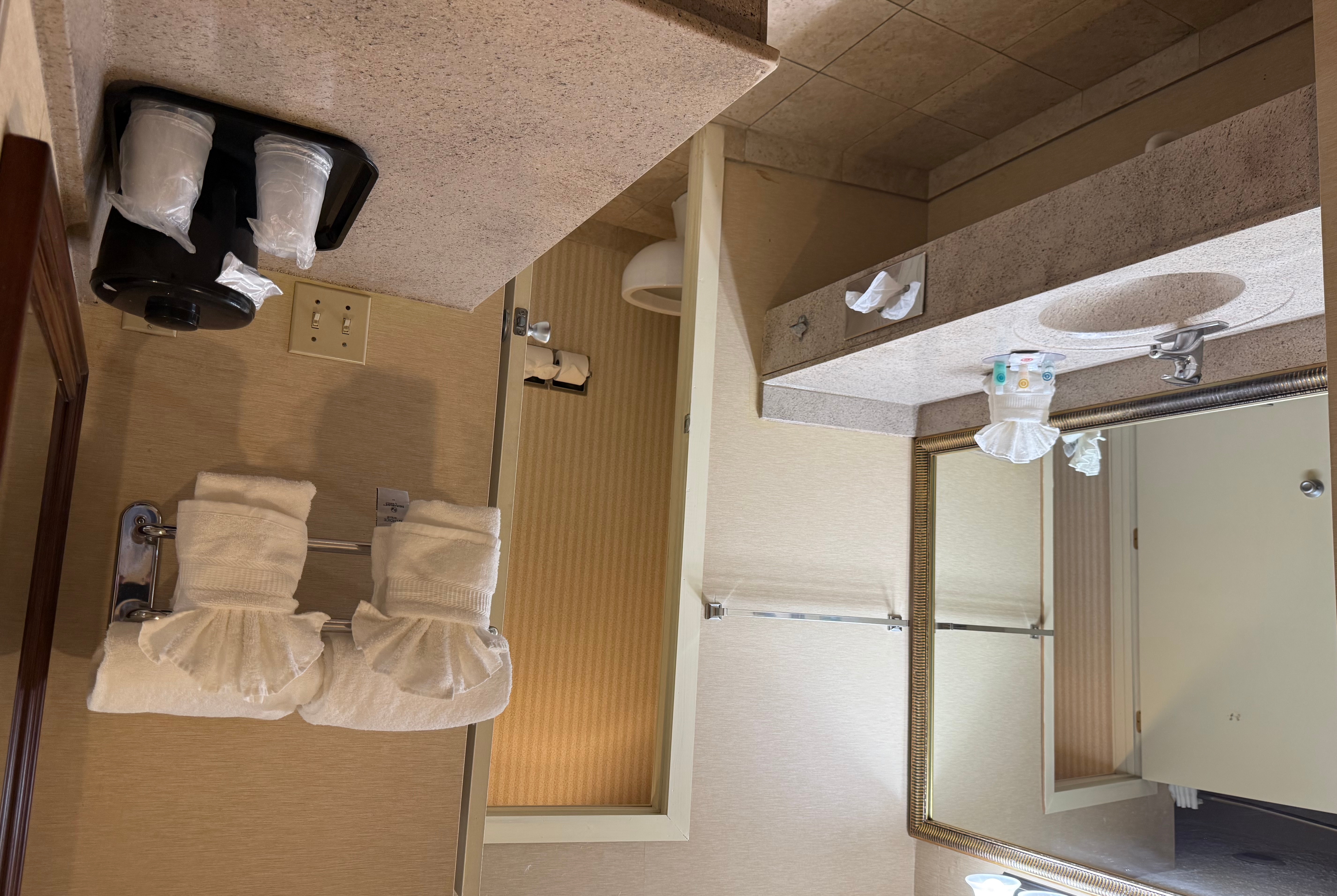 Guest room bath at the Wingate by Wyndham Livonia in Livonia, Michigan