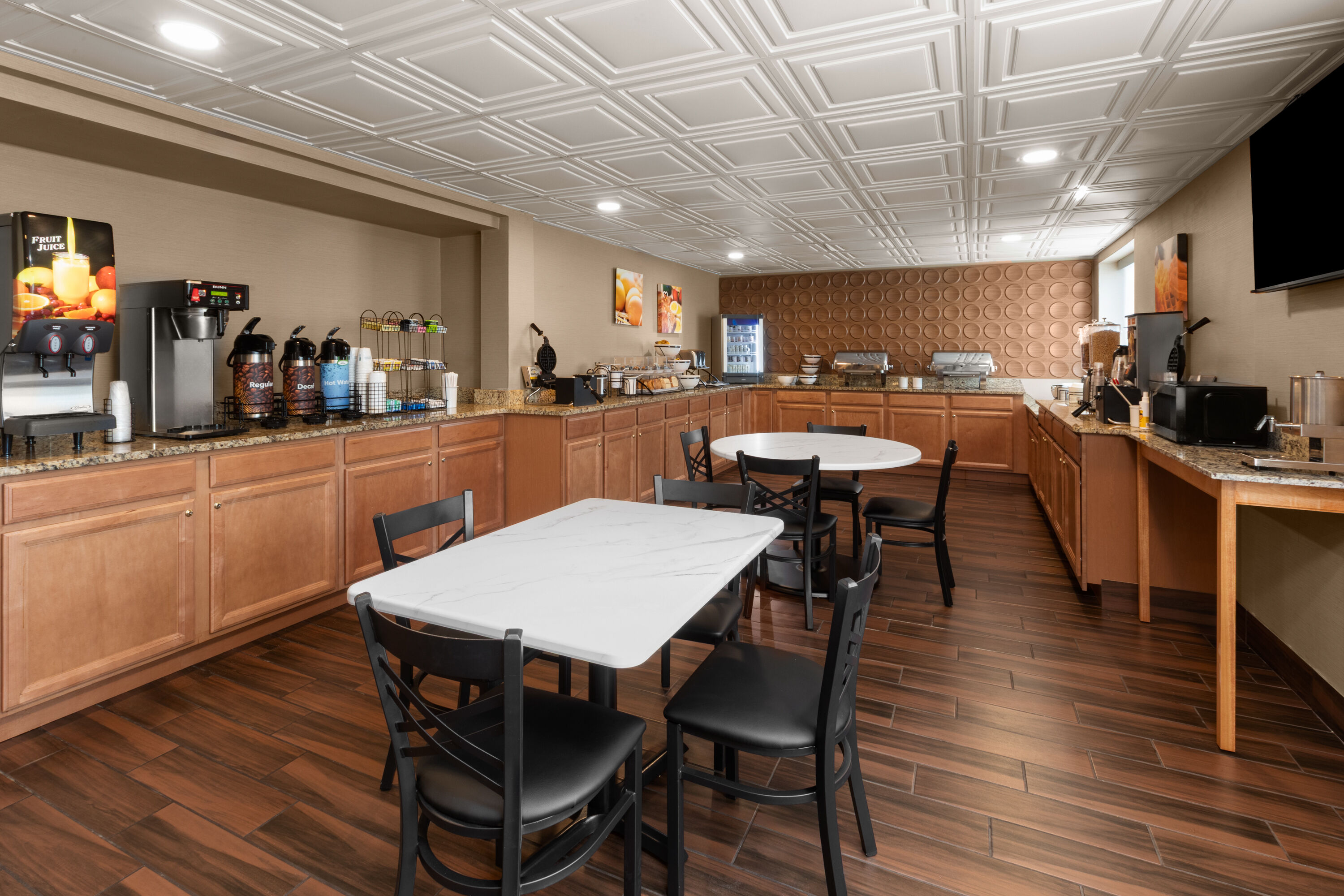Free breakfast at Wingate by Wyndham Utica in Utica, Michigan