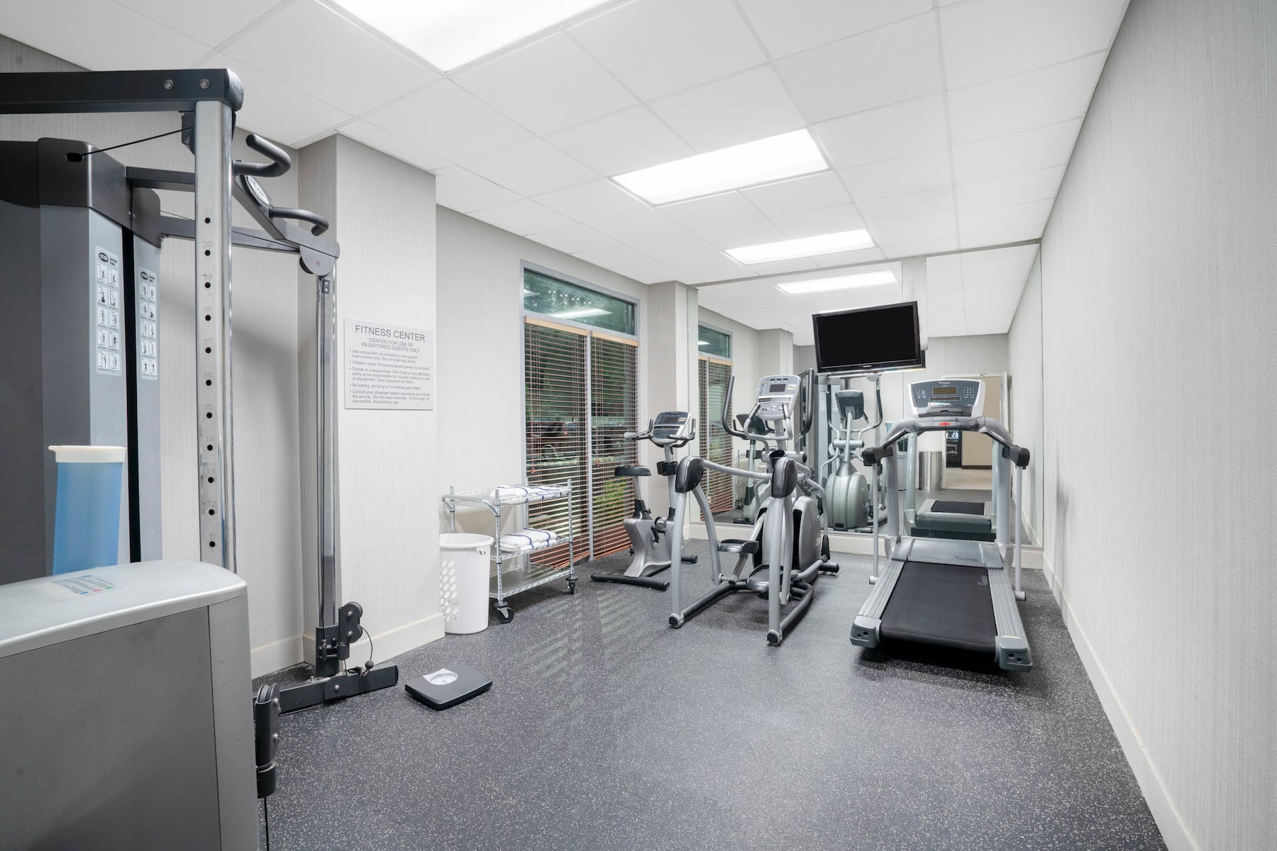 Fitness room at Wingate By Wyndham Charlotte Airport I-85/I-485 in Charlotte, North Carolina