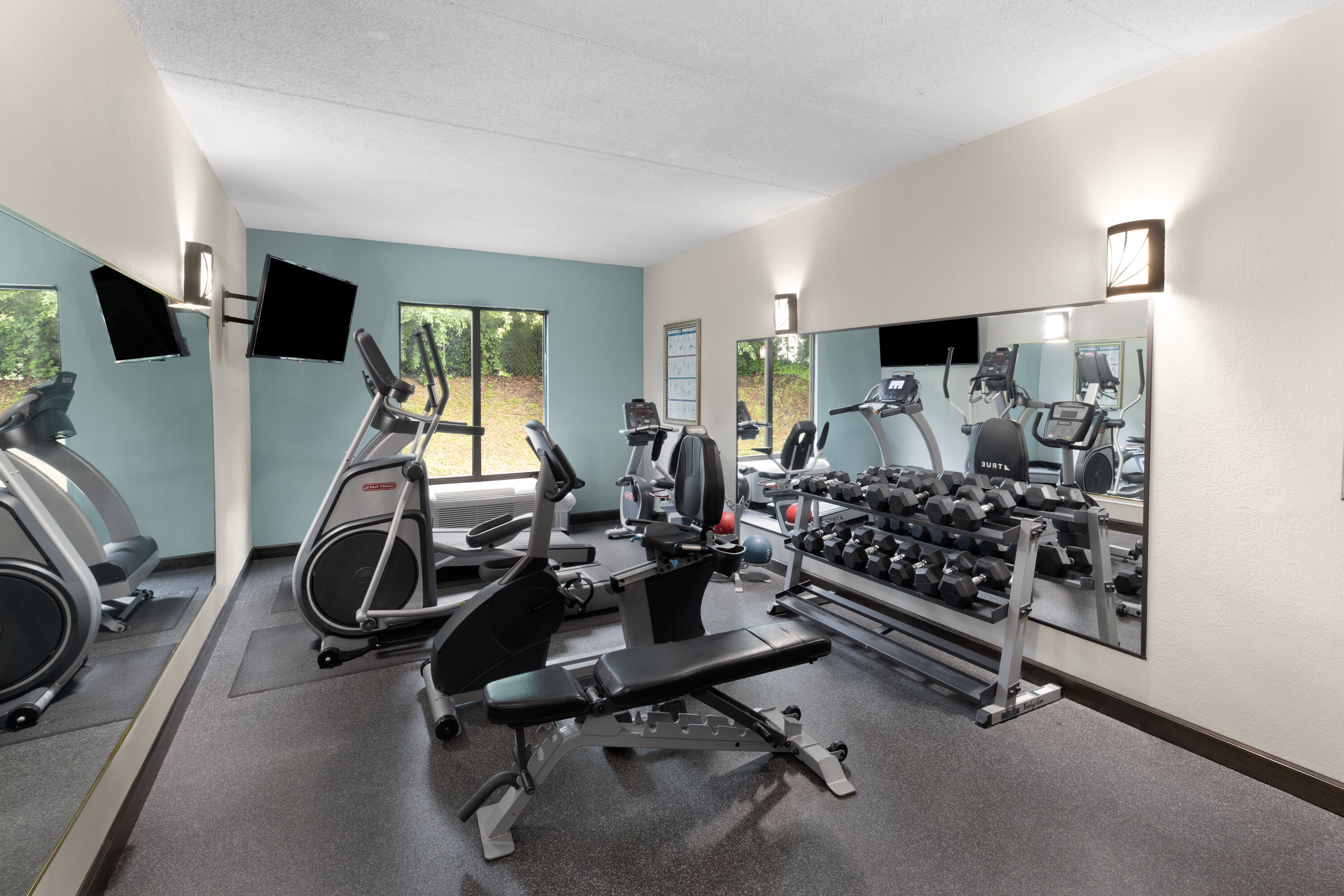 Fitness room at Wingate by Wyndham Greensboro/Coliseum in Greensboro, North Carolina