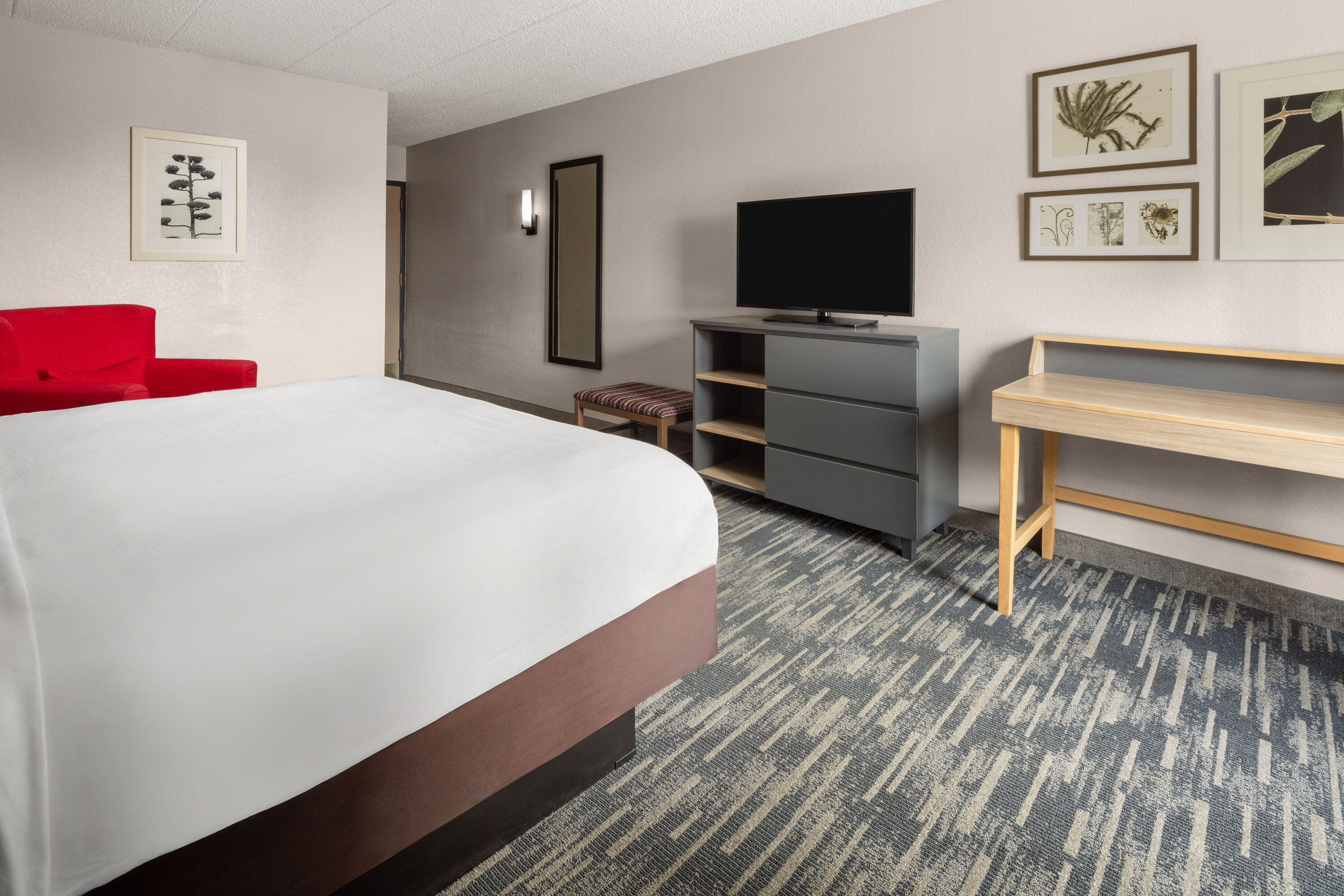 Guest room at the Wingate by Wyndham Lincoln Airport East I-80 in Lincoln, Nebraska