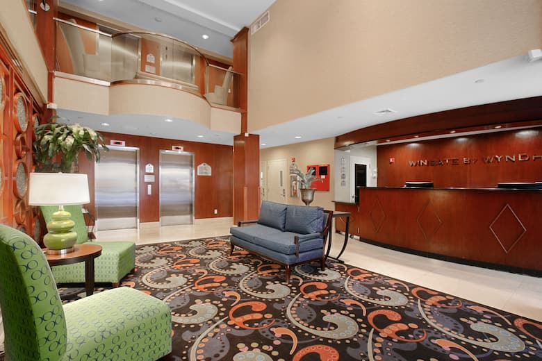 Wingate By Wyndham Manhattan Midtown New York Hotels Ny 10001 1901 Wingate By Wyndham Manhattan Midtown Hotel Lobby In New York