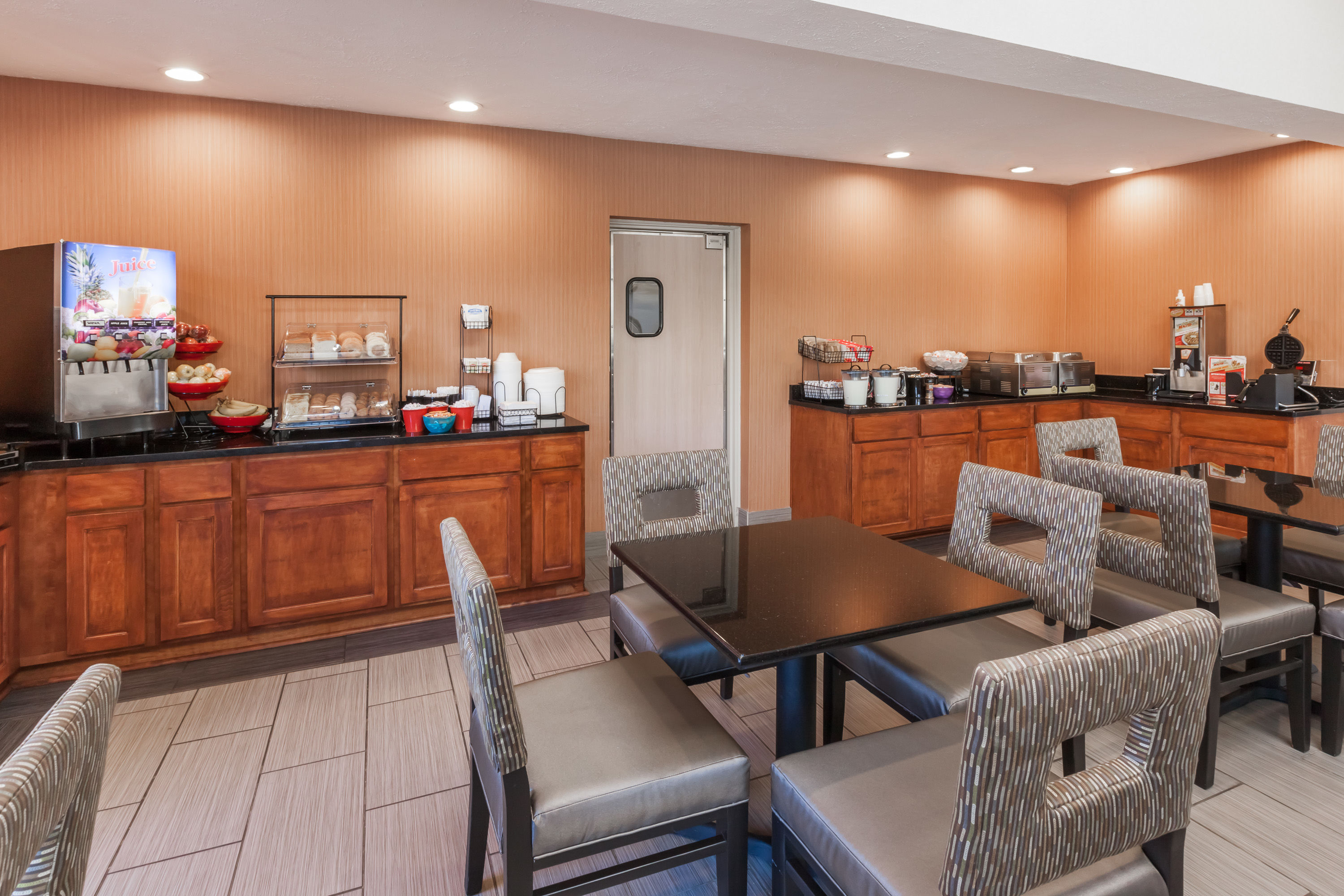 Free breakfast at Wingate by Wyndham Canton/Hall of Fame in Canton, Ohio