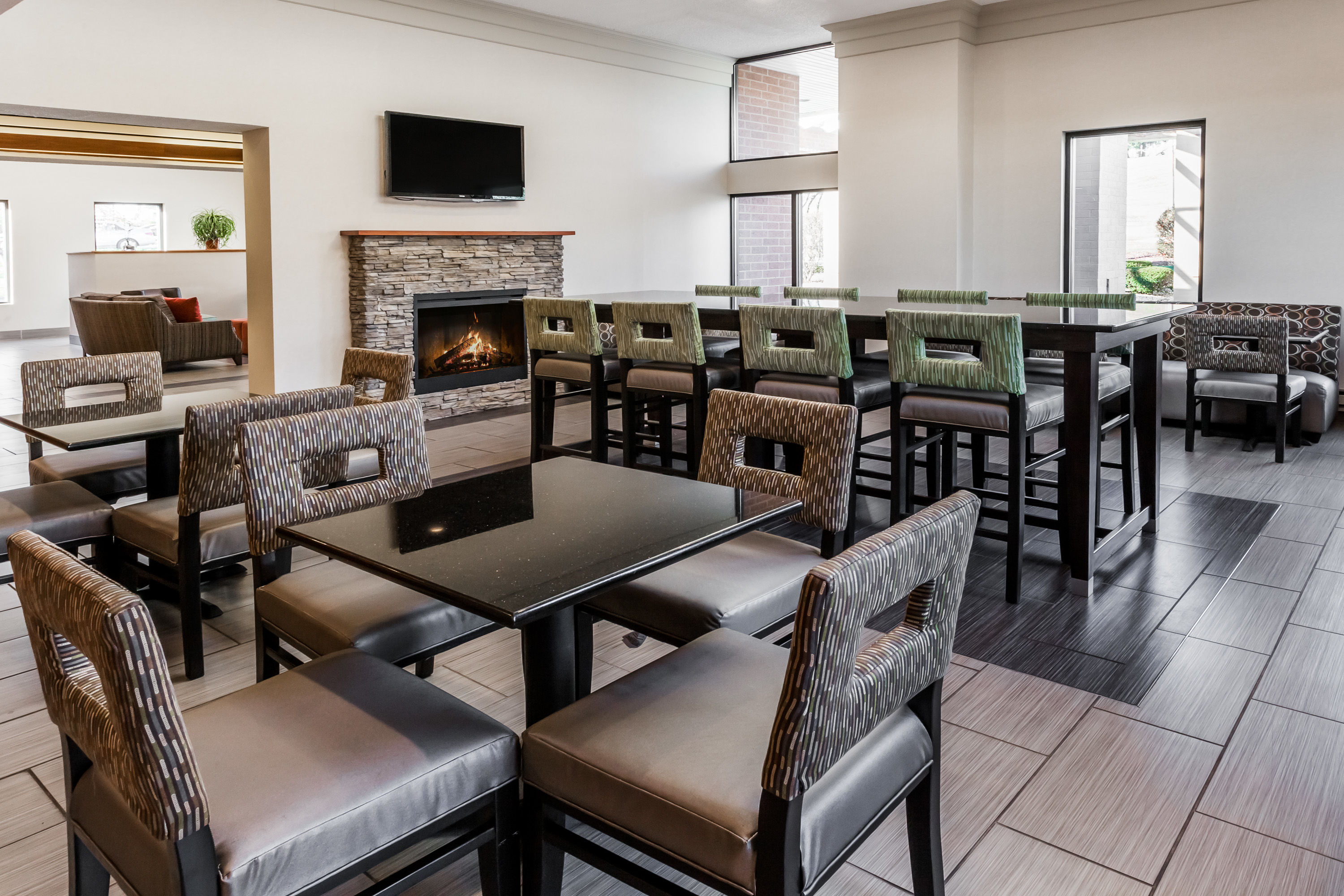 Free breakfast at Wingate by Wyndham Canton/Hall of Fame in Canton, Ohio