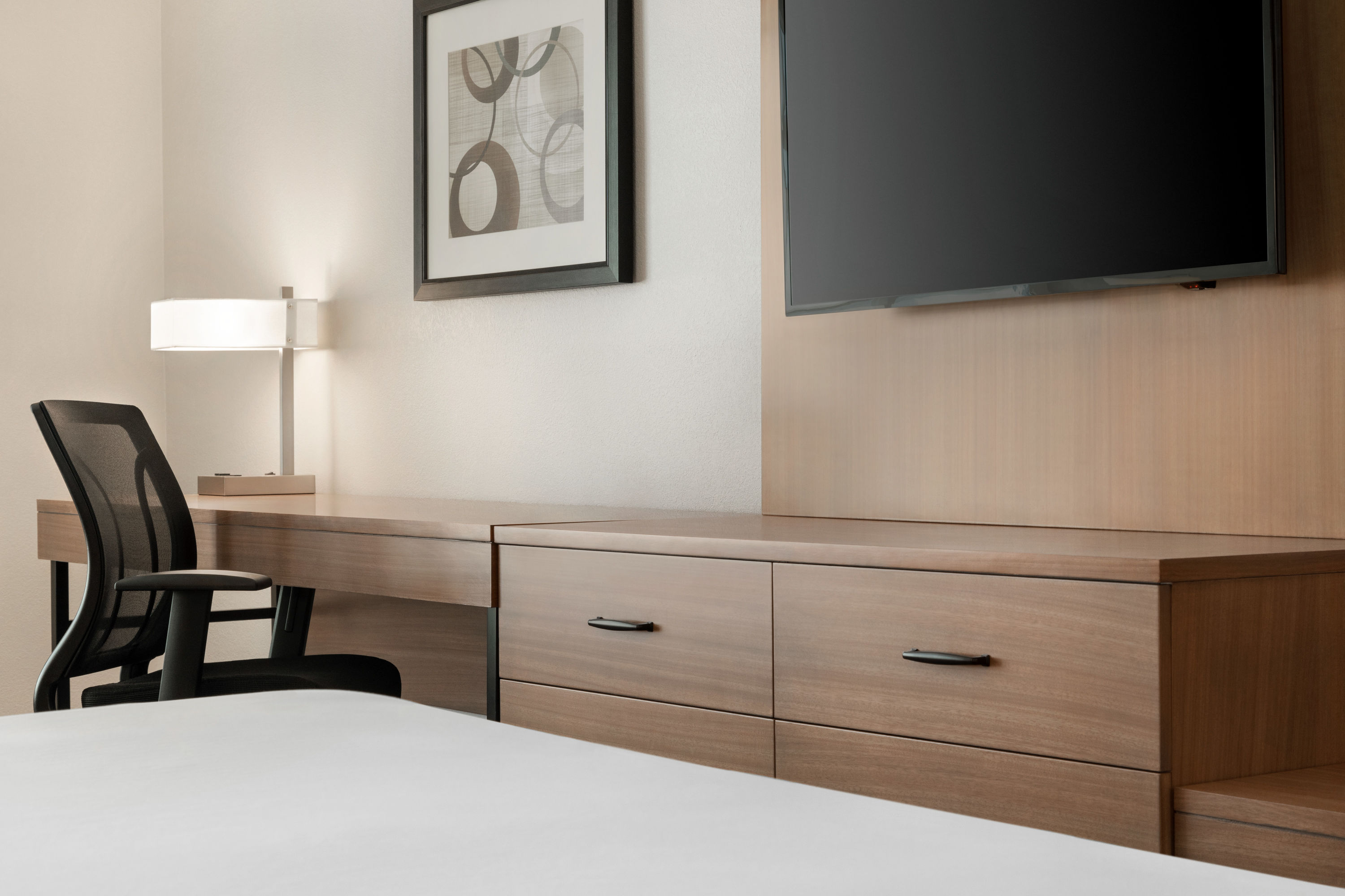 Guest room at the Wingate by Wyndham Cincinnati/Blue Ash in Cincinnati, Ohio