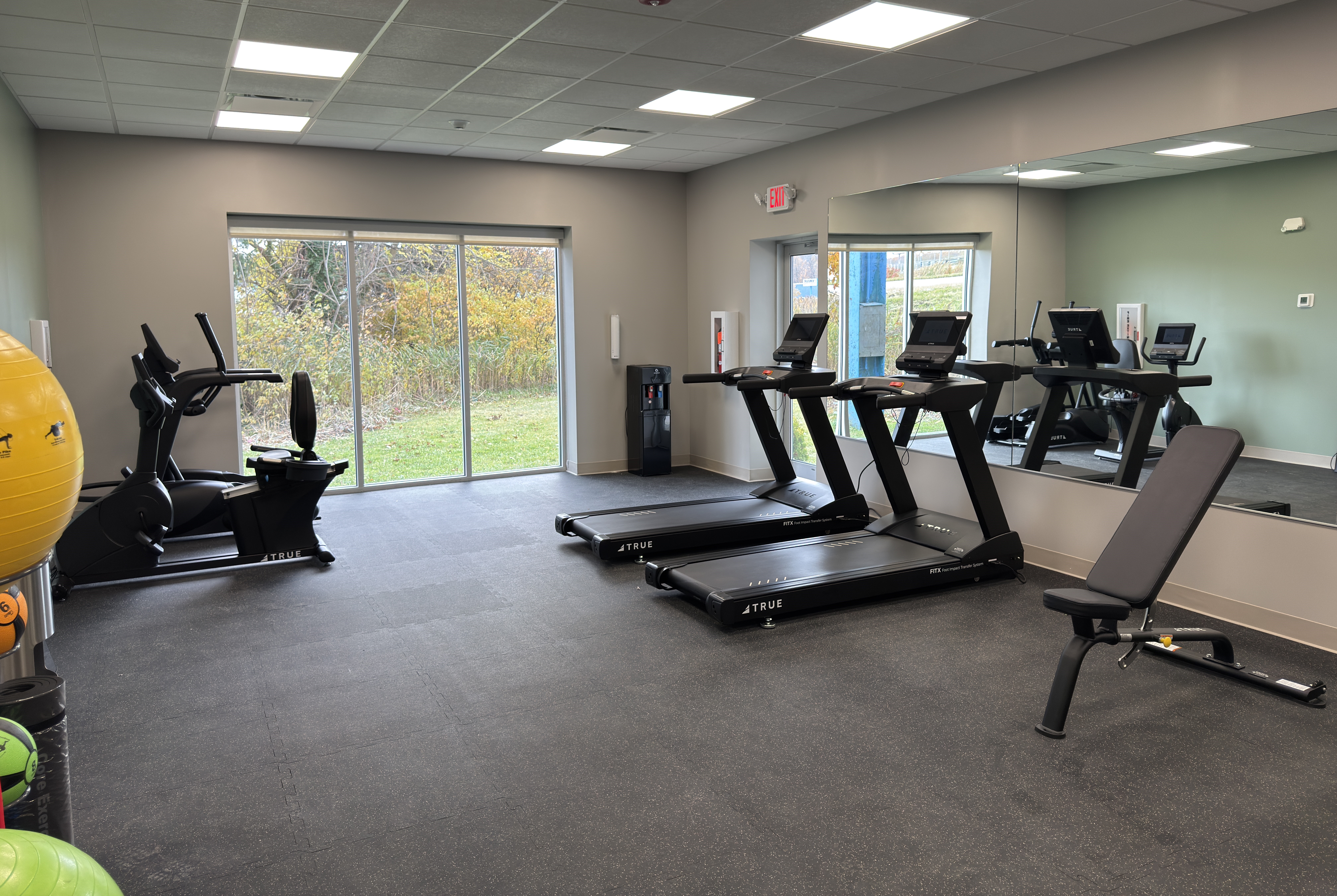 Fitness room at Wingate by Wyndham Geneva at SPIRE Academy in Geneva, Ohio