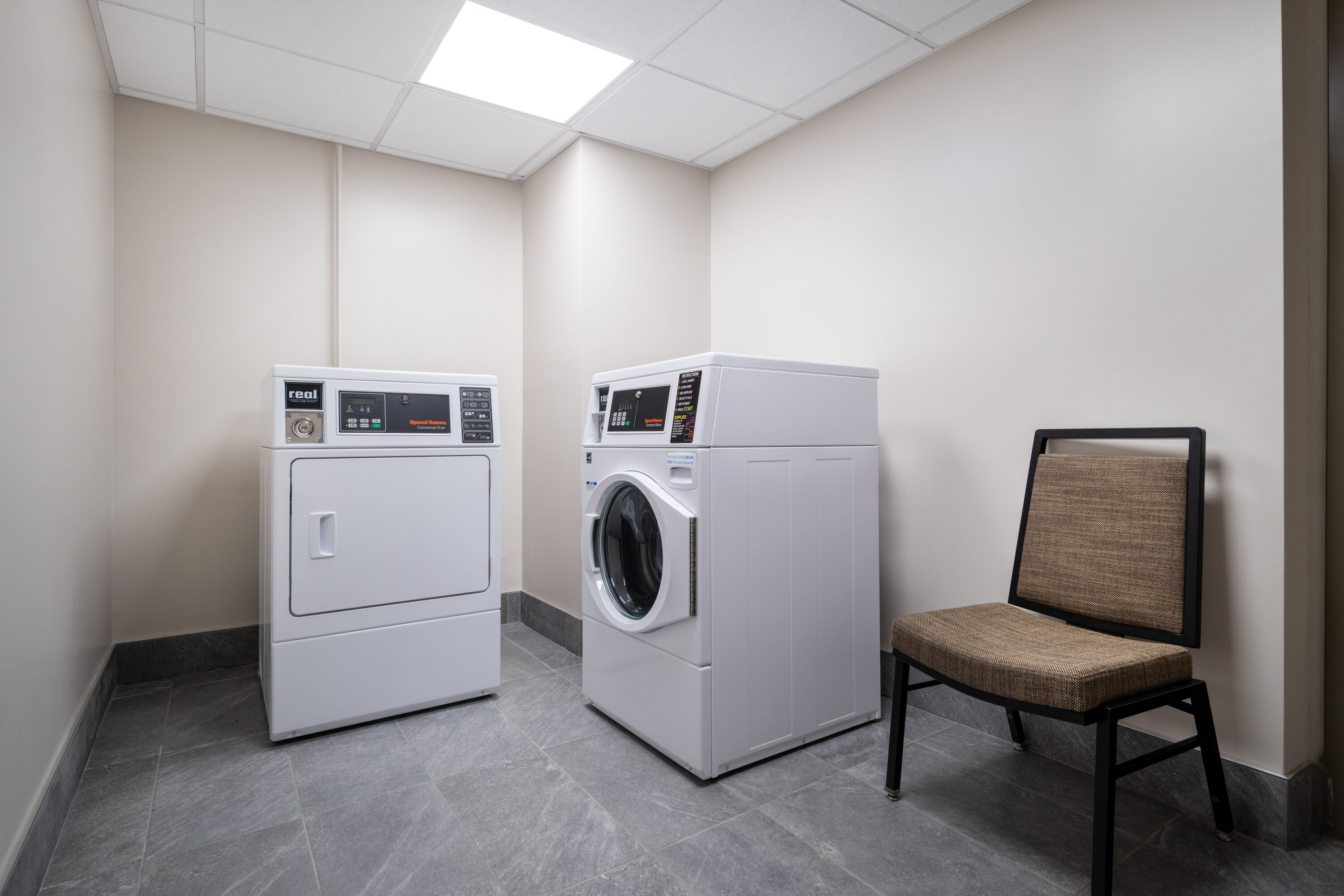 Laundry facilities at Wingate by Wyndham Geneva at SPIRE Academy in Geneva, Ohio