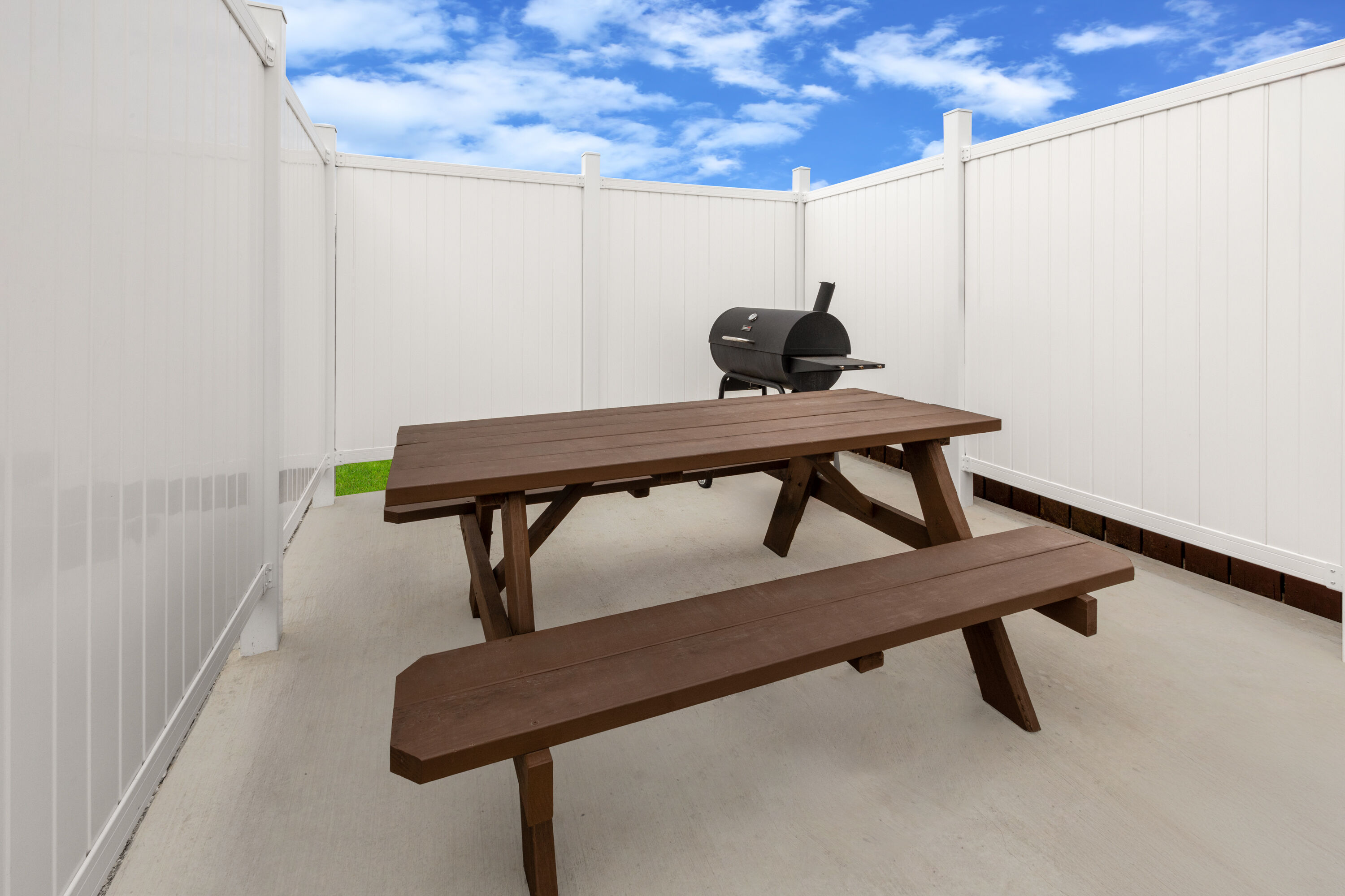 BBQ grill at Wingate by Wyndham Marion in Marion, Ohio