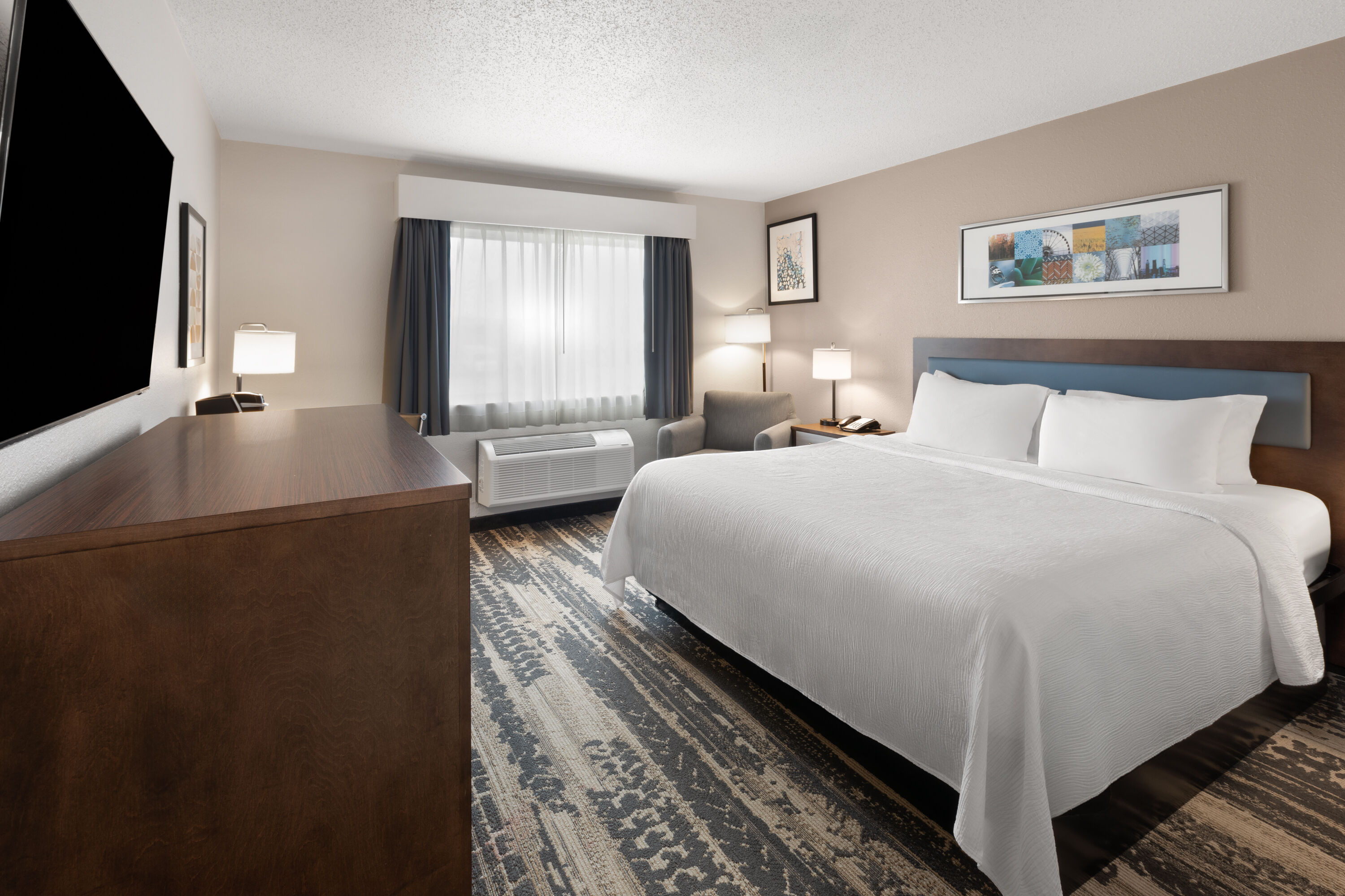 Guest room at the Wingate by Wyndham Marion in Marion, Ohio