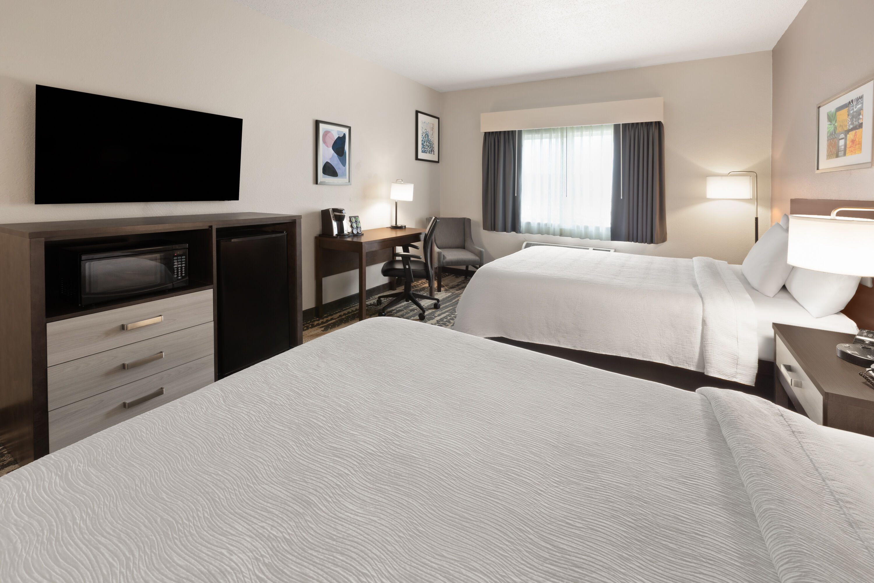 Guest room at the Wingate by Wyndham Marion in Marion, Ohio