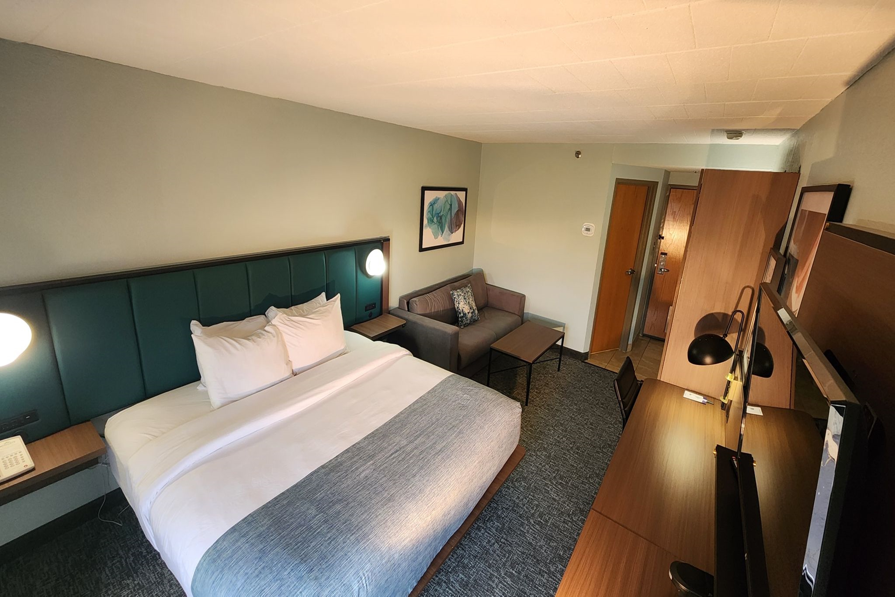 Guest room at the Wingate by Wyndham Cranberry in Cranberry Township, Pennsylvania