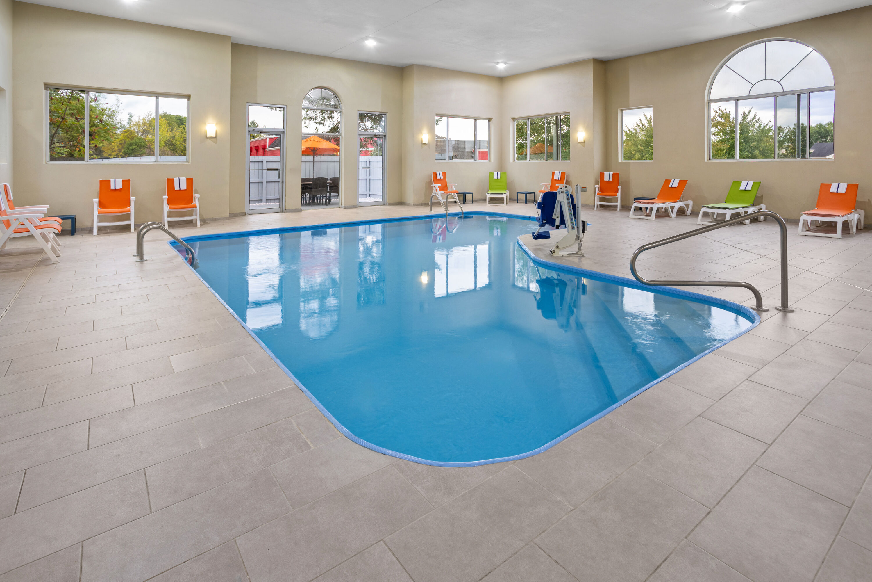 Indoor pool at the Wingate by Wyndham Pittsburgh/New Stanton in New Stanton, Pennsylvania