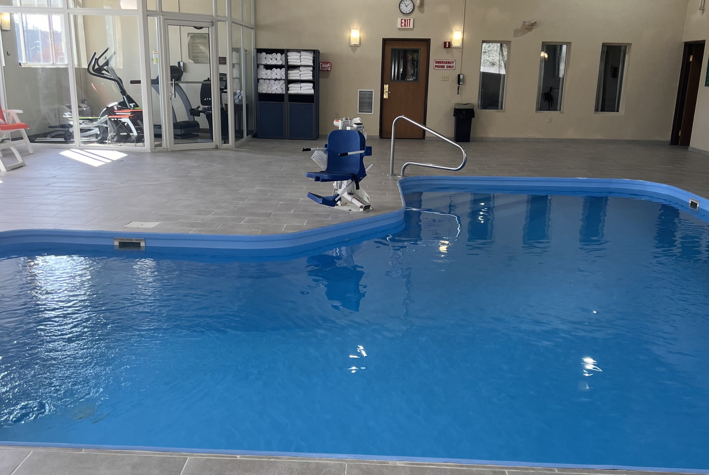 Indoor pool at the Wingate by Wyndham Pittsburgh/New Stanton in New Stanton, Pennsylvania
