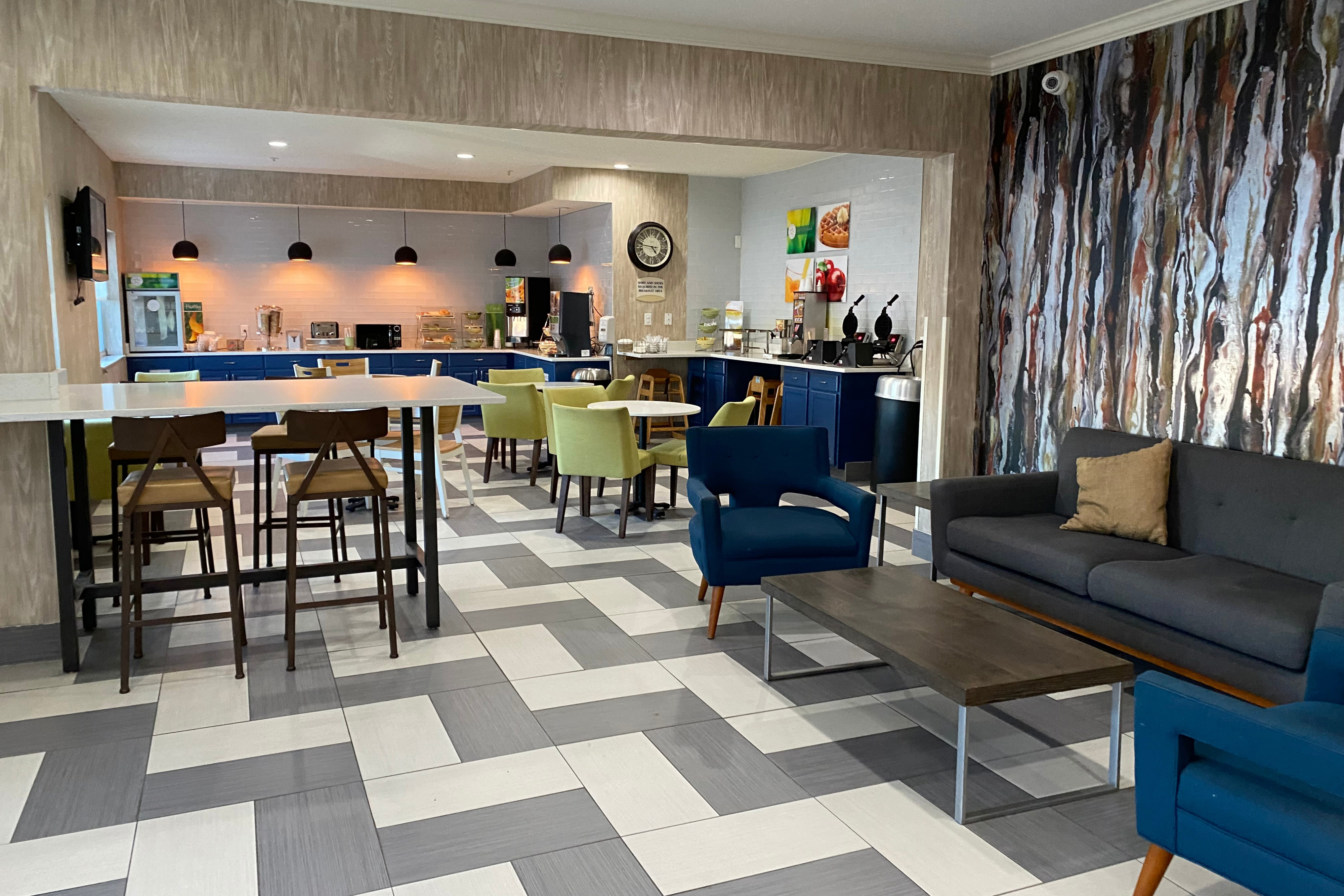 Free breakfast at Wingate by Wyndham Uniontown in Uniontown, Pennsylvania