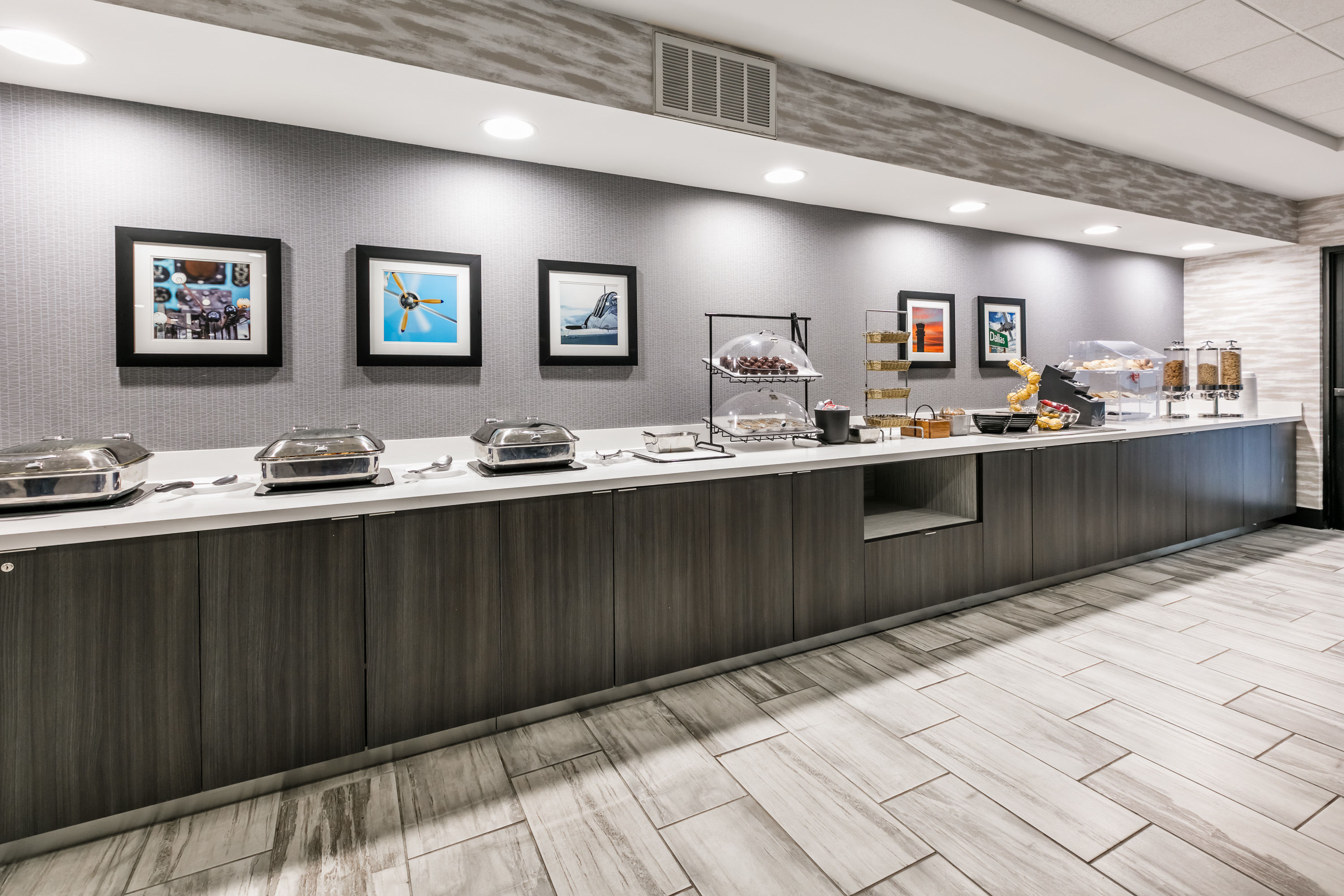 Free breakfast at Wingate by Wyndham Dallas Love Field in Dallas, Texas