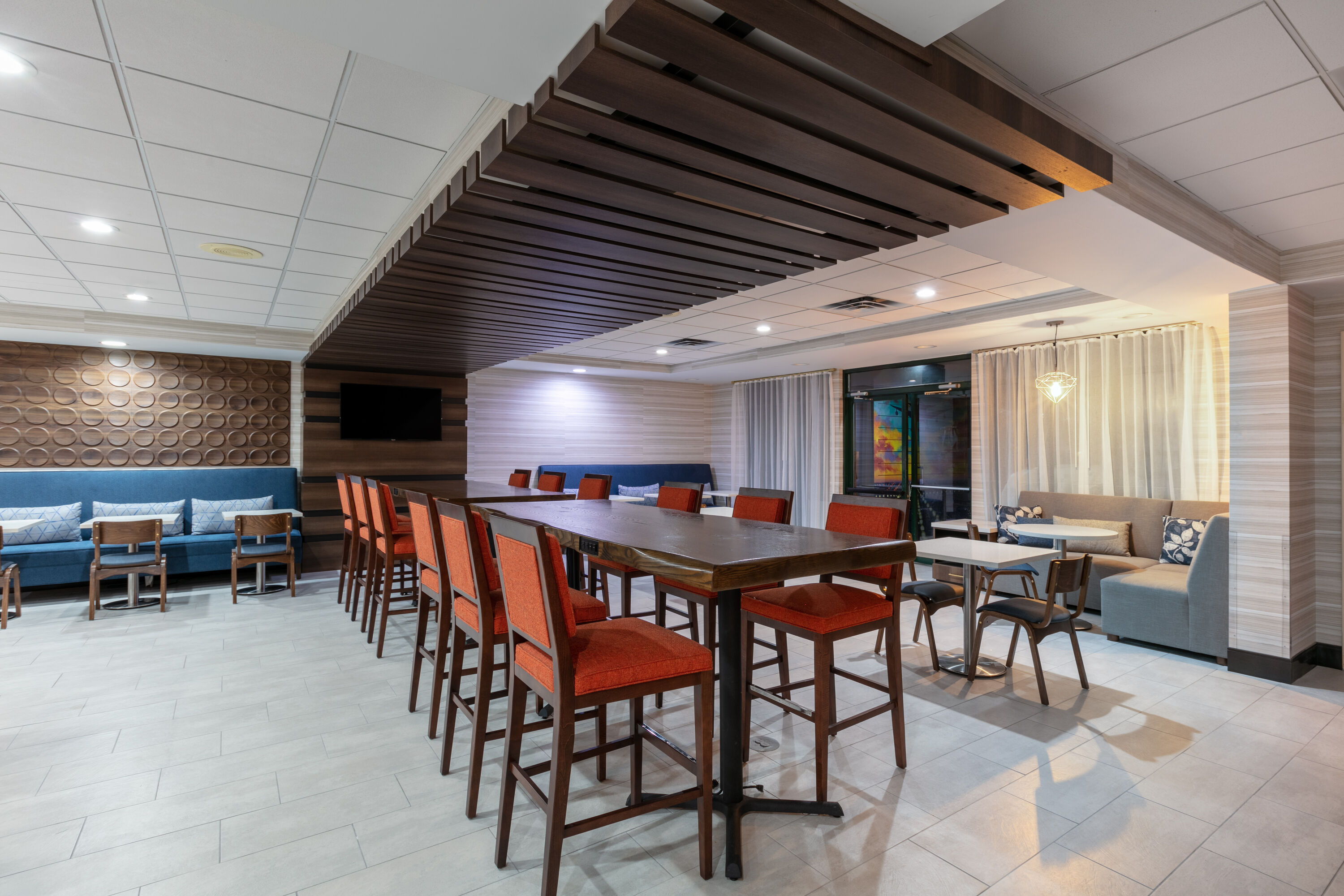 Wingate by Wyndham DFW / North Irving restaurant breakfast area with seating in Irving, Texas