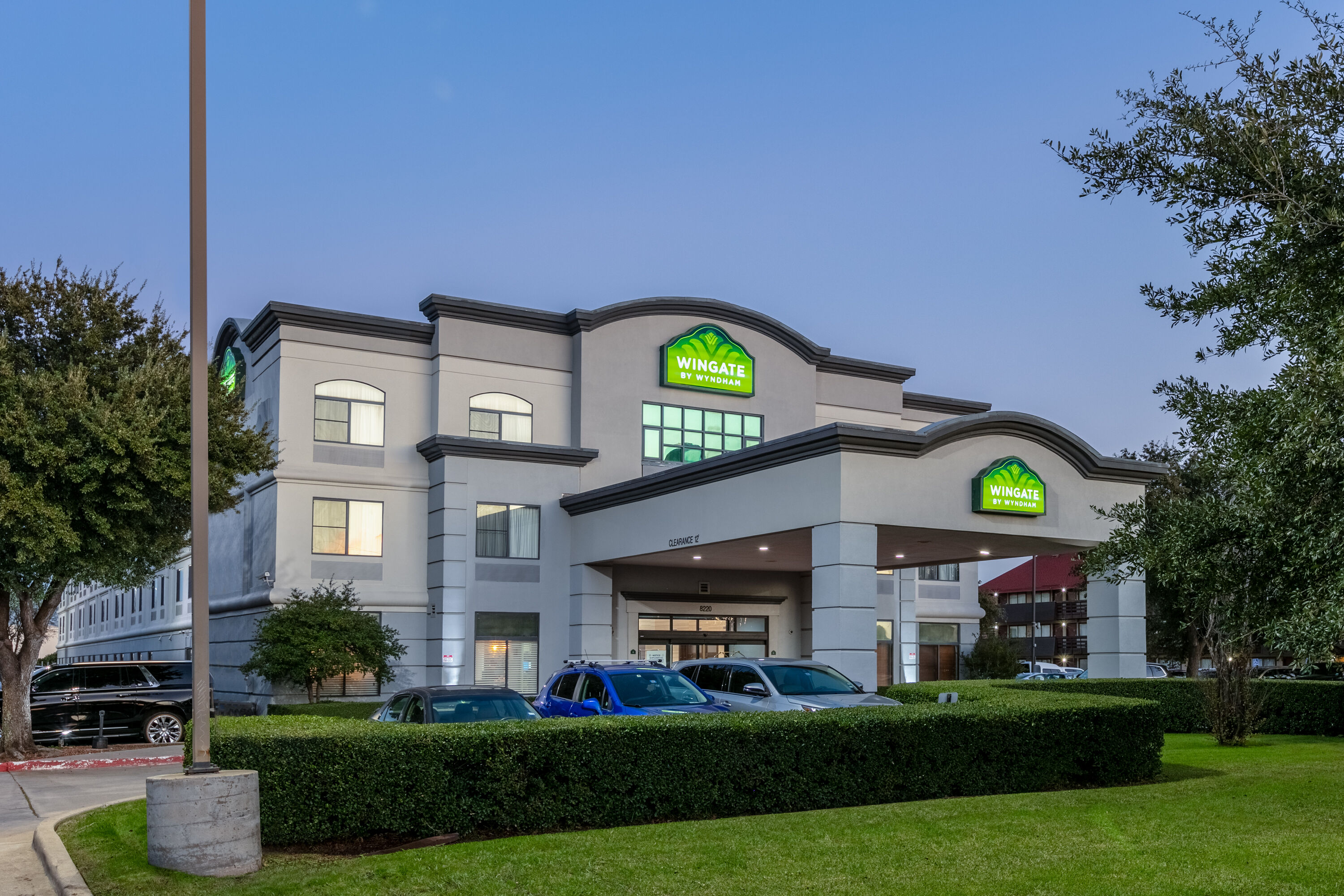 Exterior of Wingate by Wyndham DFW / North Irving hotel in Irving, Texas