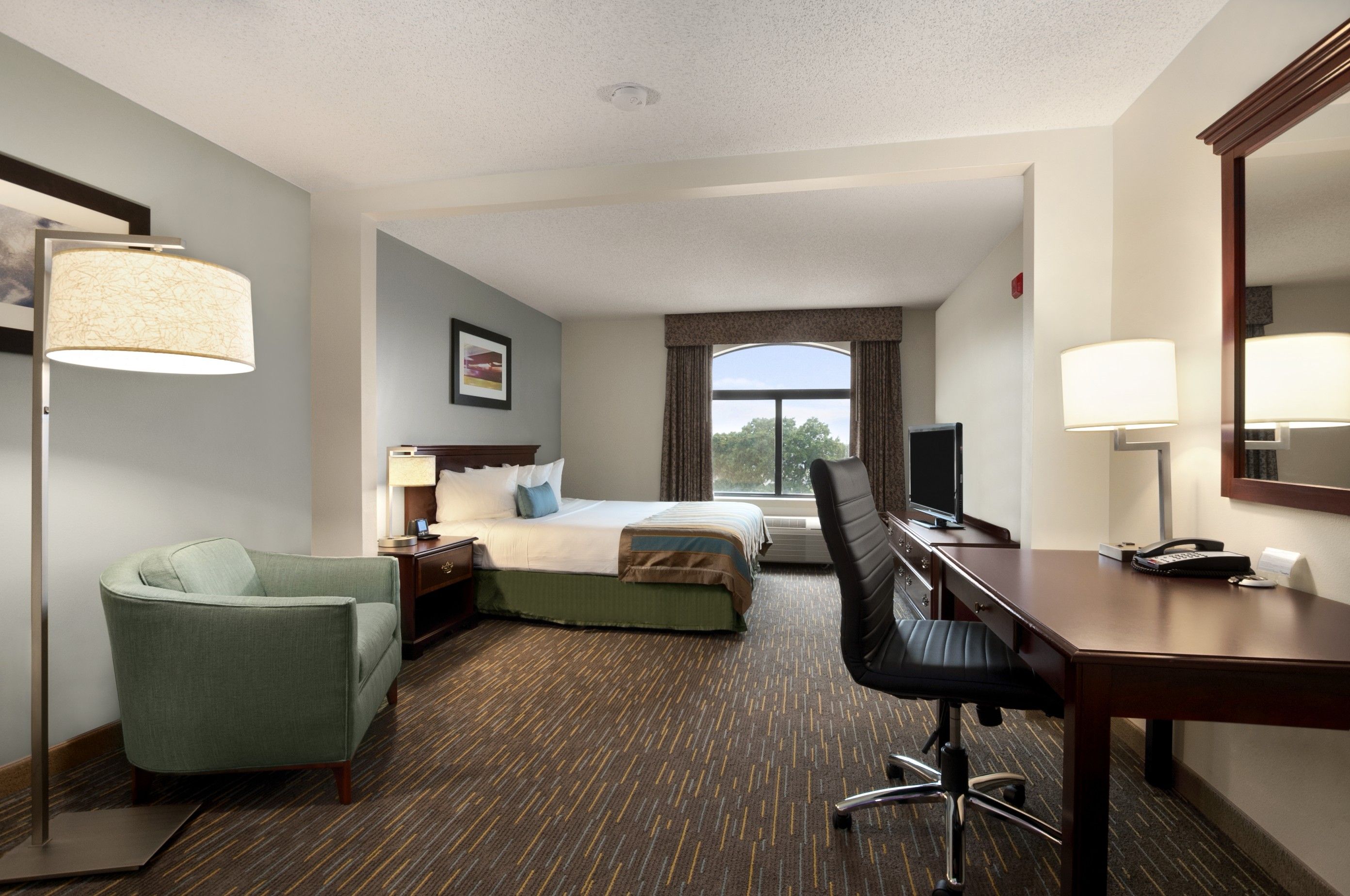 Guest room at the Wingate by Wyndham Round Rock Hotel & Conference Center in Round Rock, Texas
