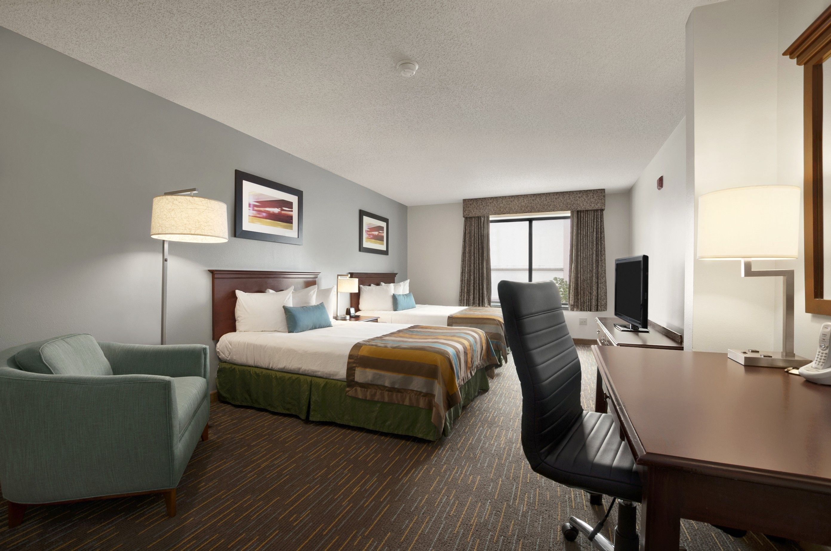 Guest room at the Wingate by Wyndham Round Rock Hotel & Conference Center in Round Rock, Texas