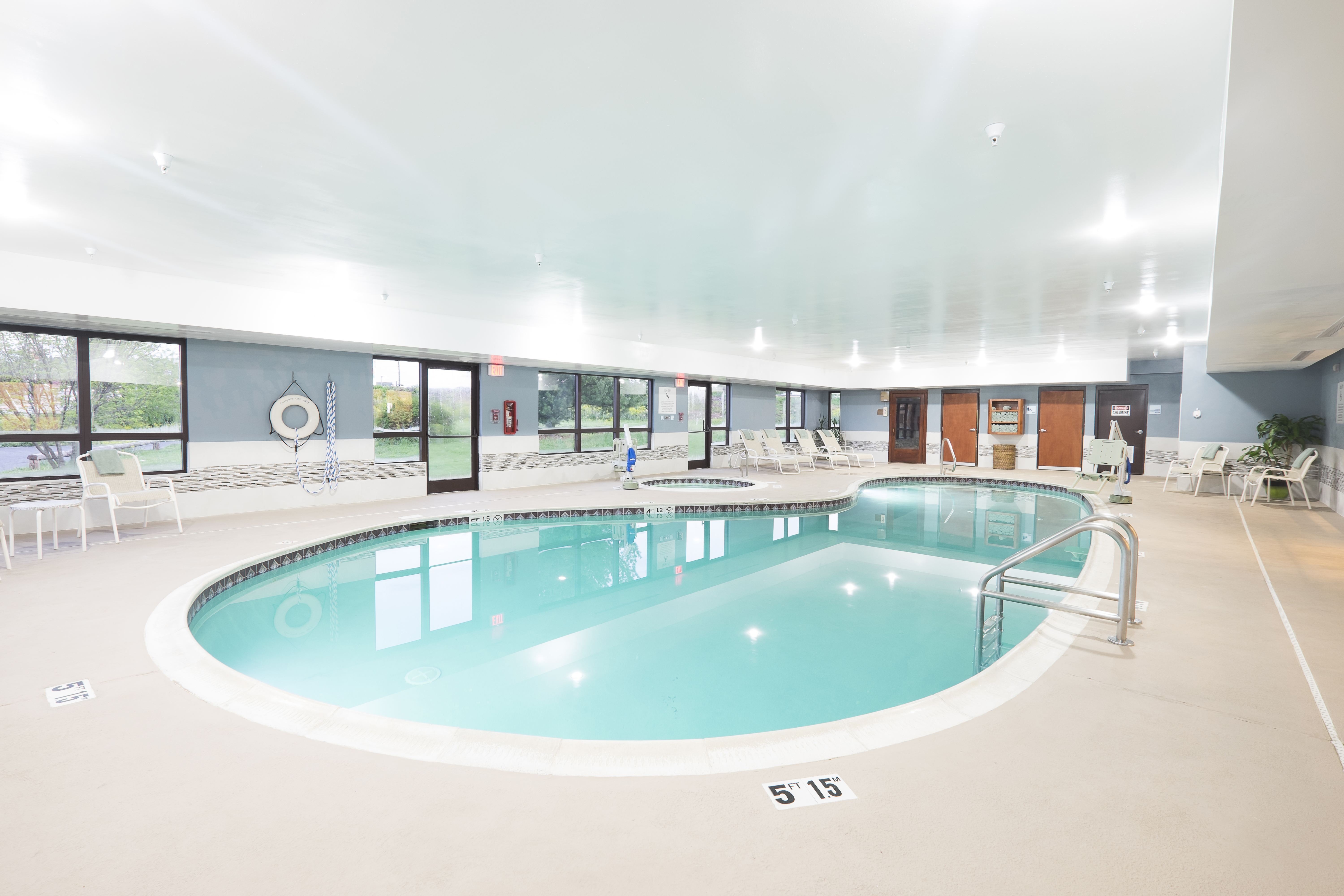 Indoor pool at the Wingate by Wyndham Waynesboro in Waynesboro, Virginia