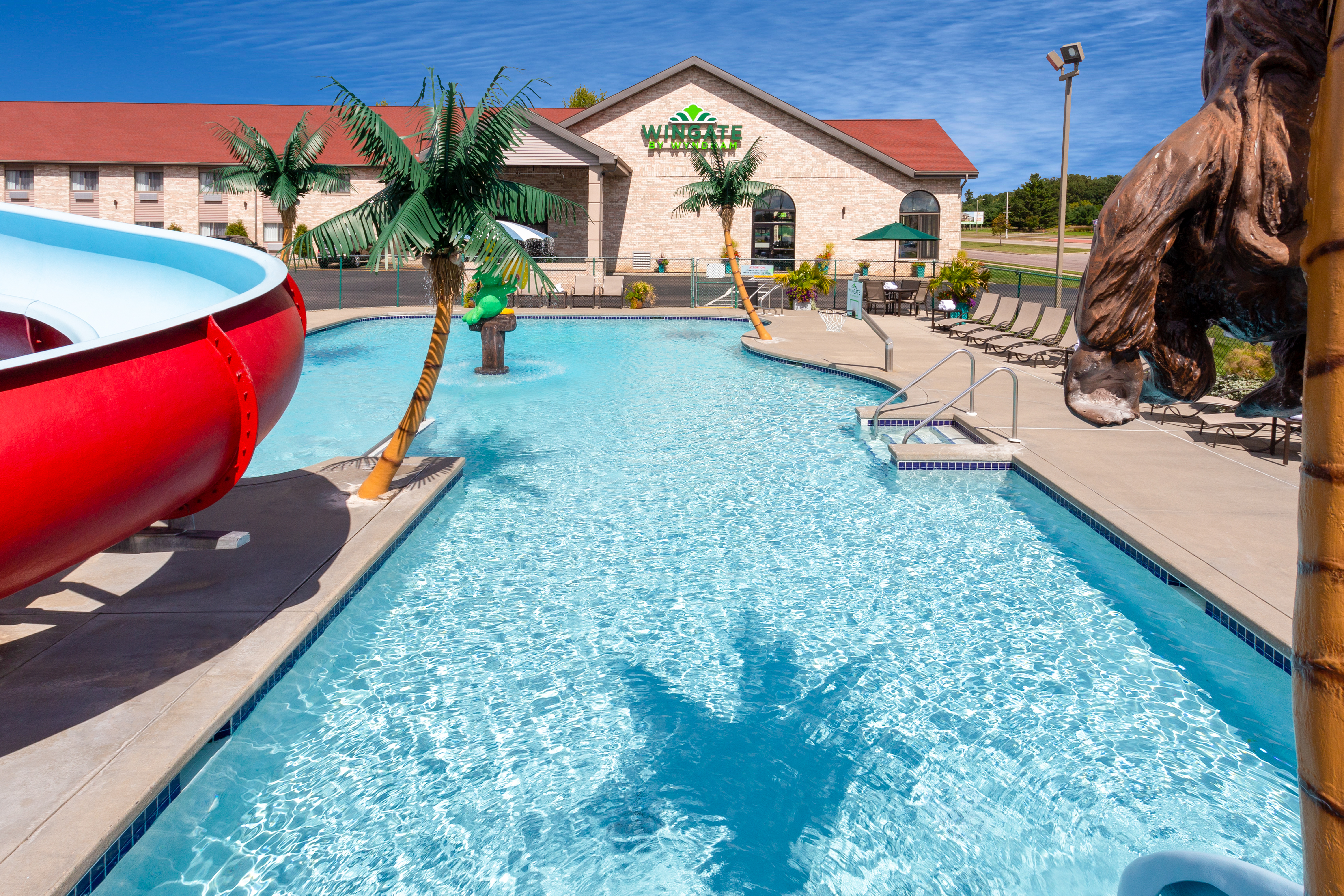 Pool at the Wingate by Wyndham Wisconsin Dells Waterpark in Wisconsin Dells, Wisconsin