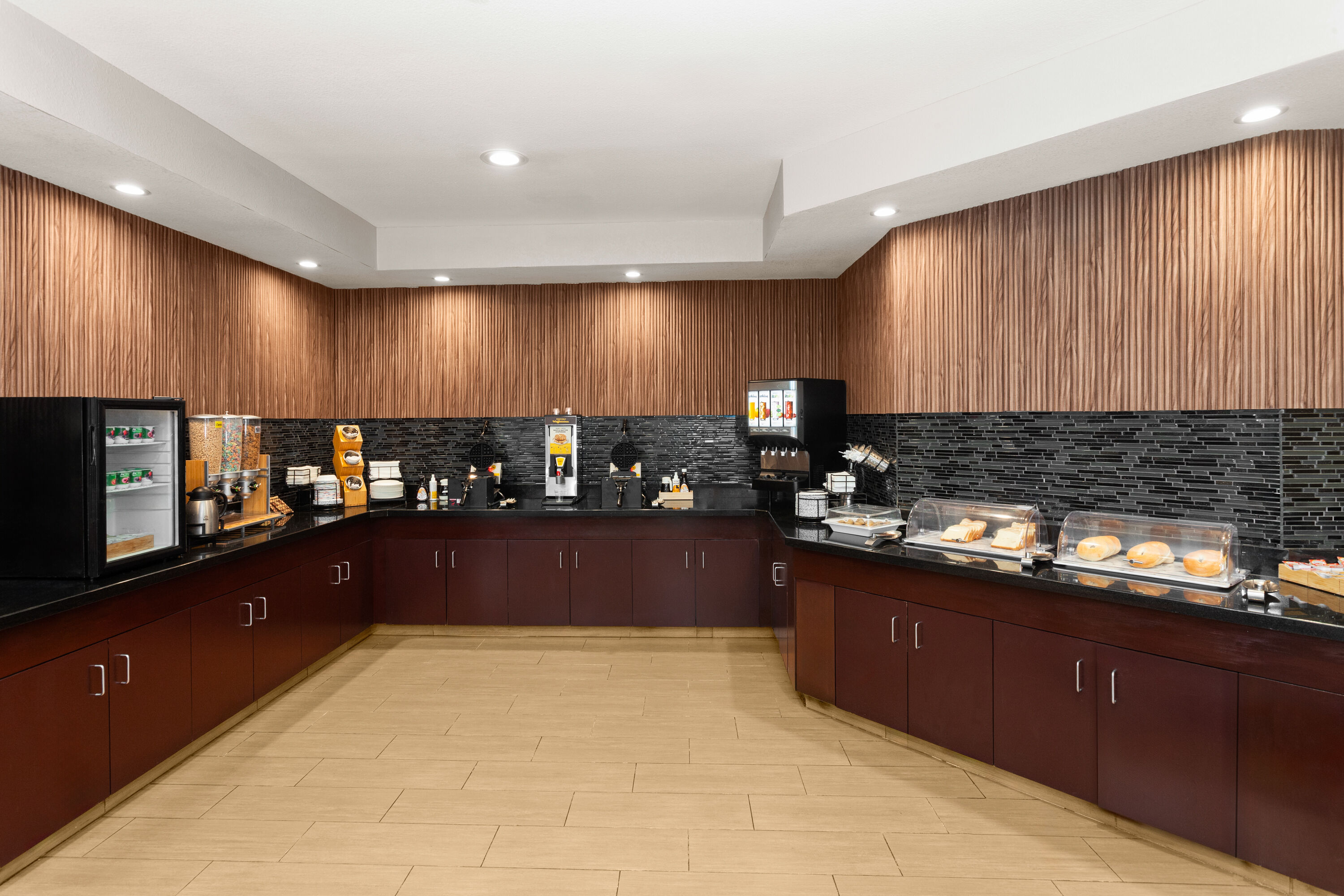 Free breakfast at Wingate by Wyndham Oshkosh in Oshkosh, Wisconsin