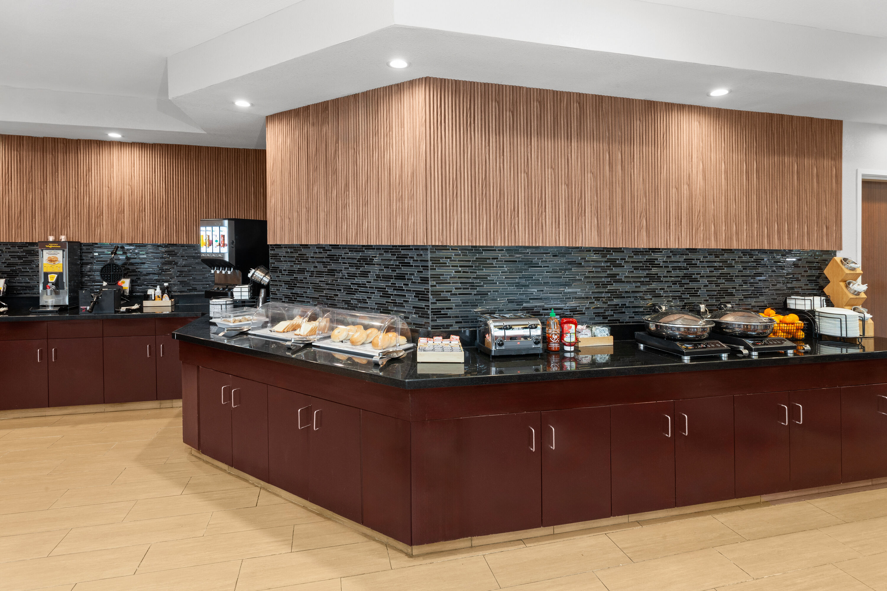 Free breakfast at Wingate by Wyndham Oshkosh in Oshkosh, Wisconsin