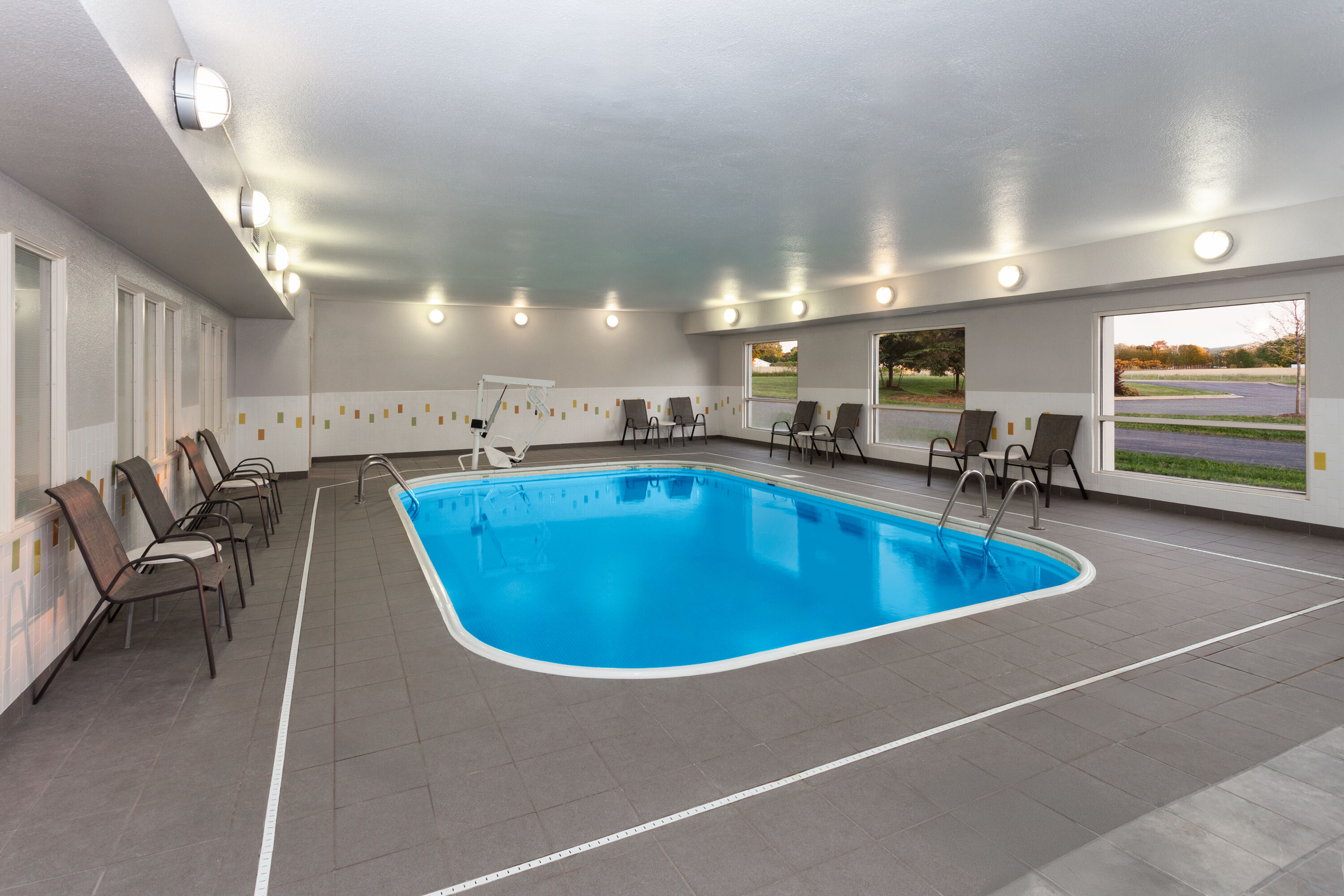 Indoor pool at the Wingate by Wyndham Oshkosh in Oshkosh, Wisconsin