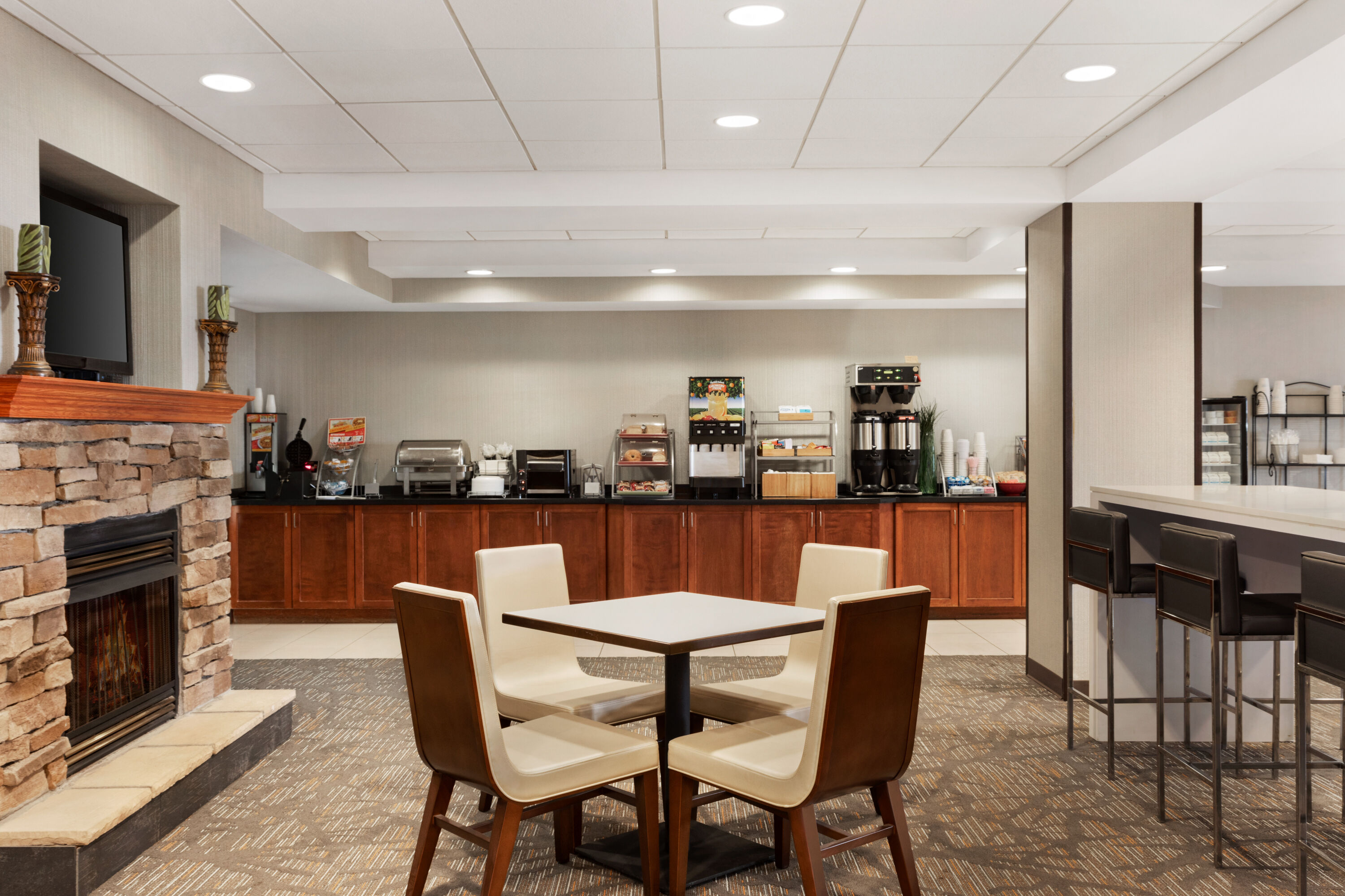 Free breakfast at Wingate by Wyndham Bridgeport/Clarksburg in Bridgeport, West Virginia