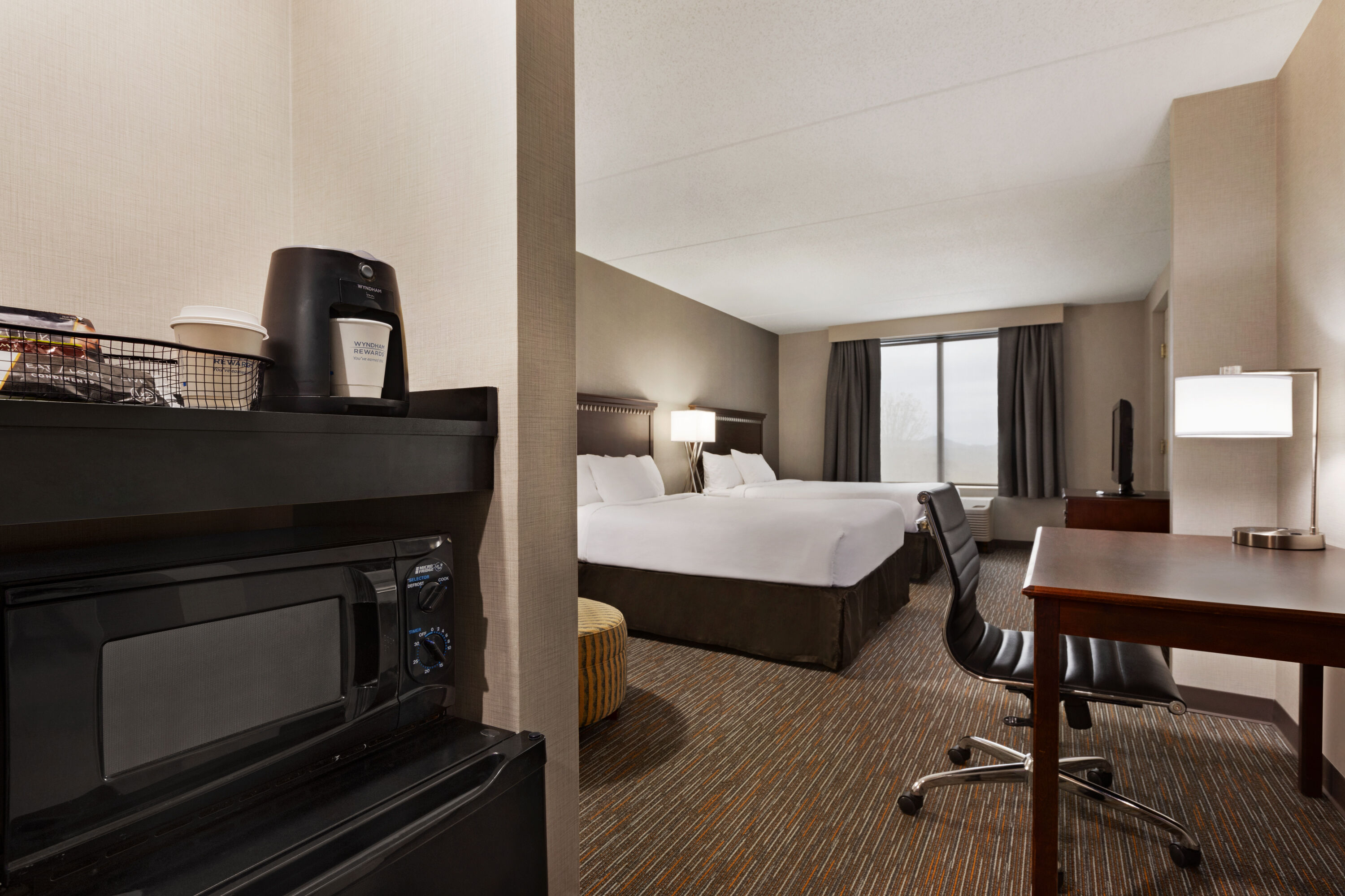 Guest room at the Wingate by Wyndham Bridgeport/Clarksburg in Bridgeport, West Virginia