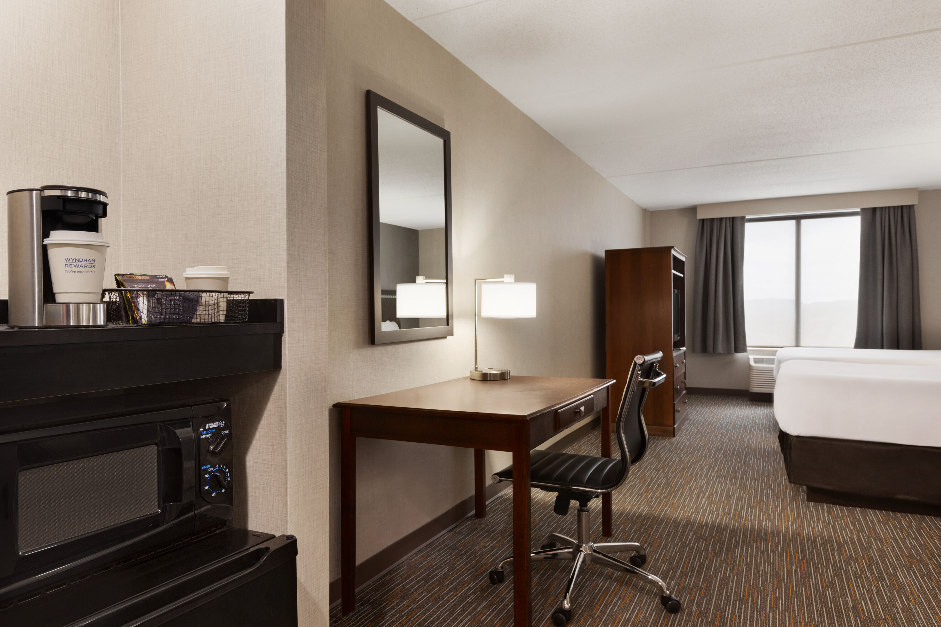 Guest room at the Wingate by Wyndham Bridgeport/Clarksburg in Bridgeport, West Virginia