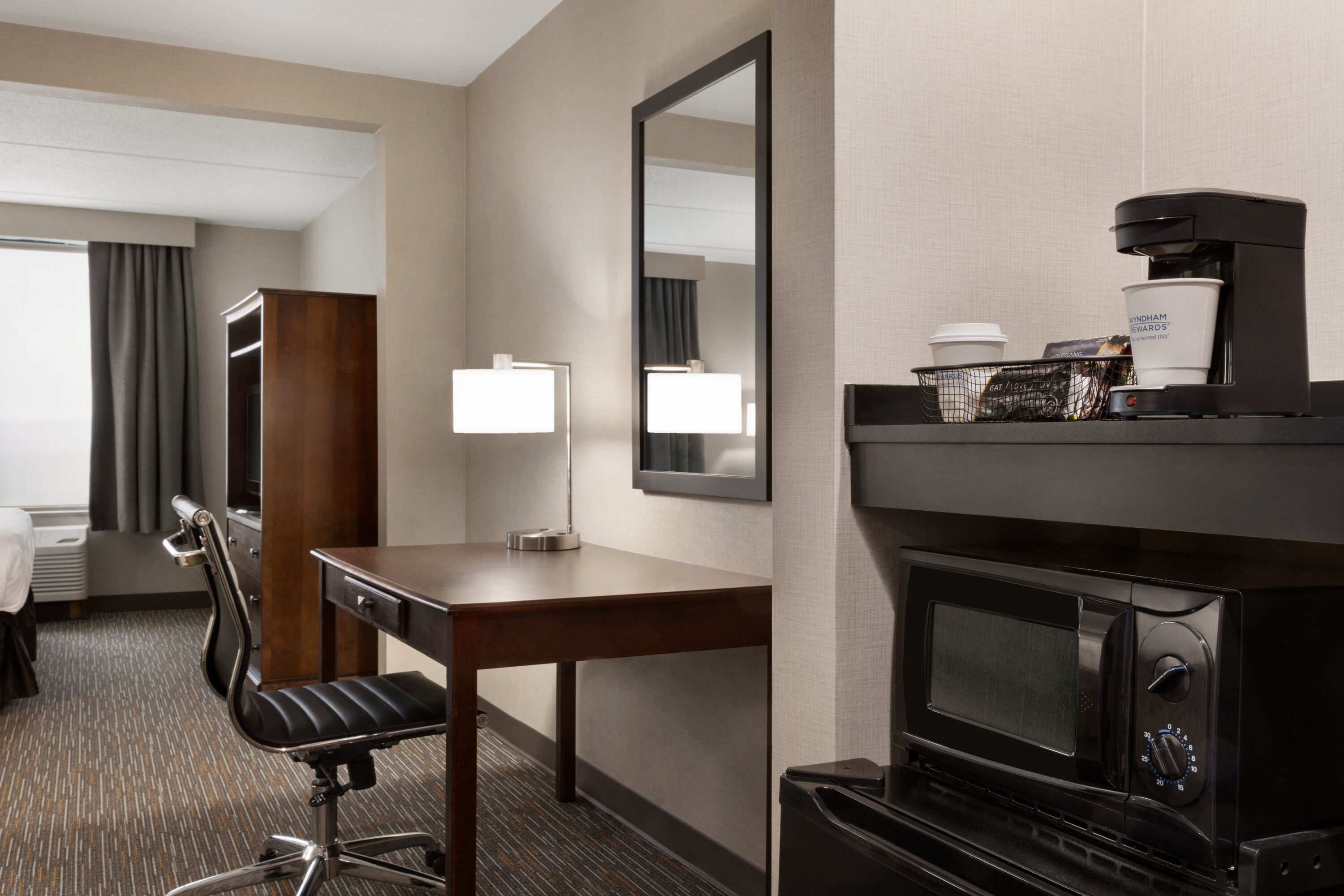 Guest room at the Wingate by Wyndham Bridgeport/Clarksburg in Bridgeport, West Virginia