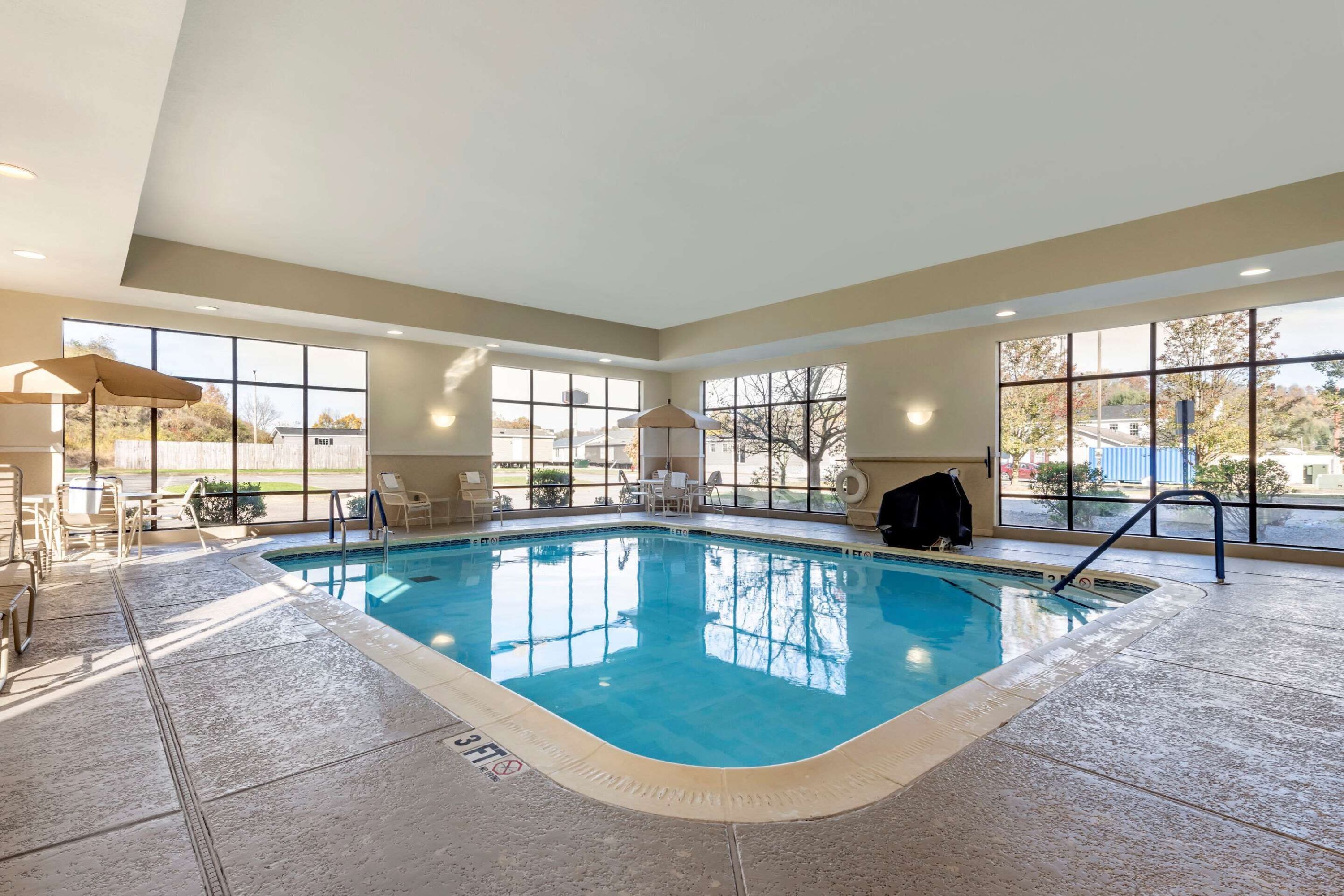 Indoor pool at the Wingate by Wyndham Buckhannon in Buckhannon, West Virginia