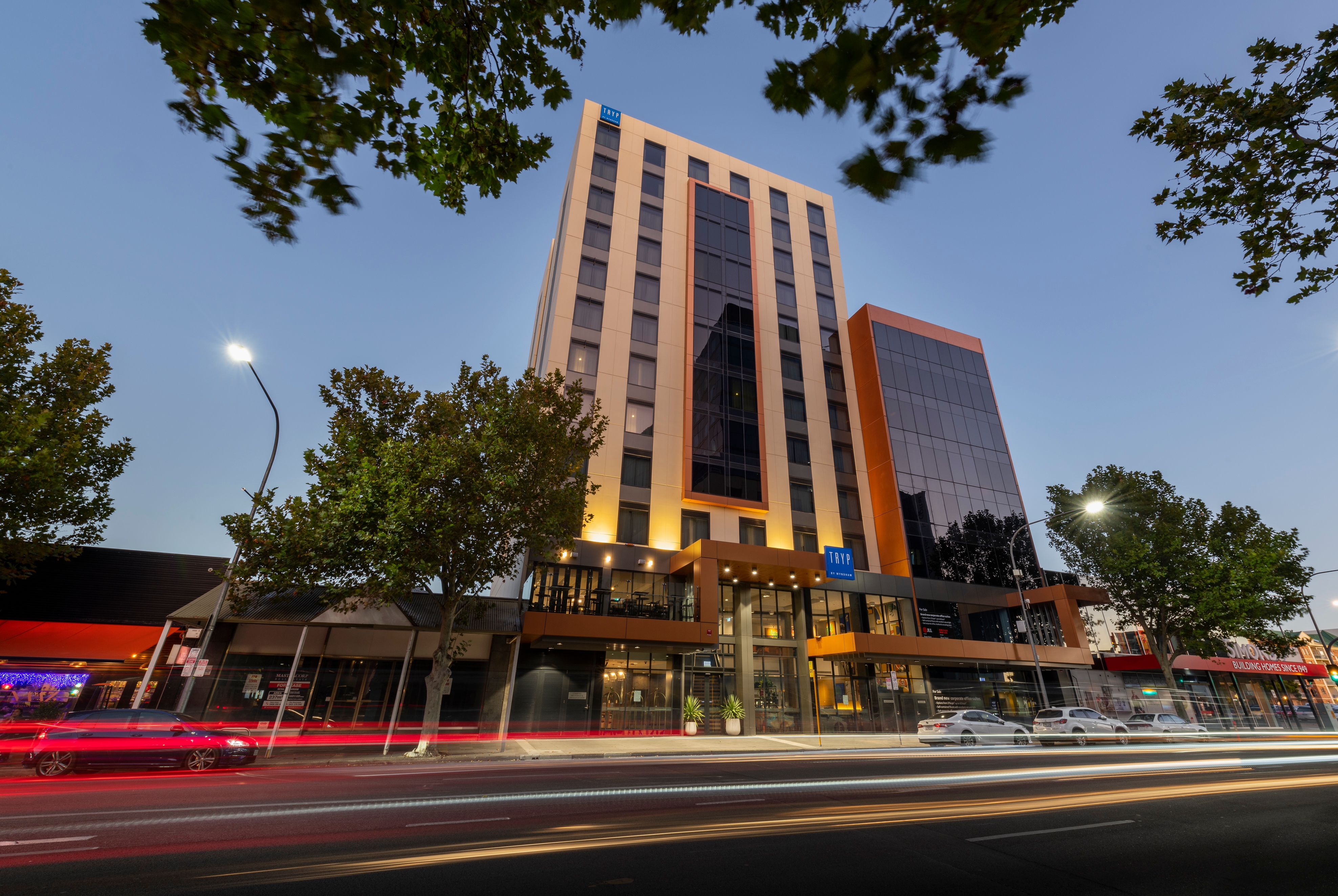 Exterior of TRYP by Wyndham Pulteney Street Adelaide hotel in Adelaide, Other than US/Canada