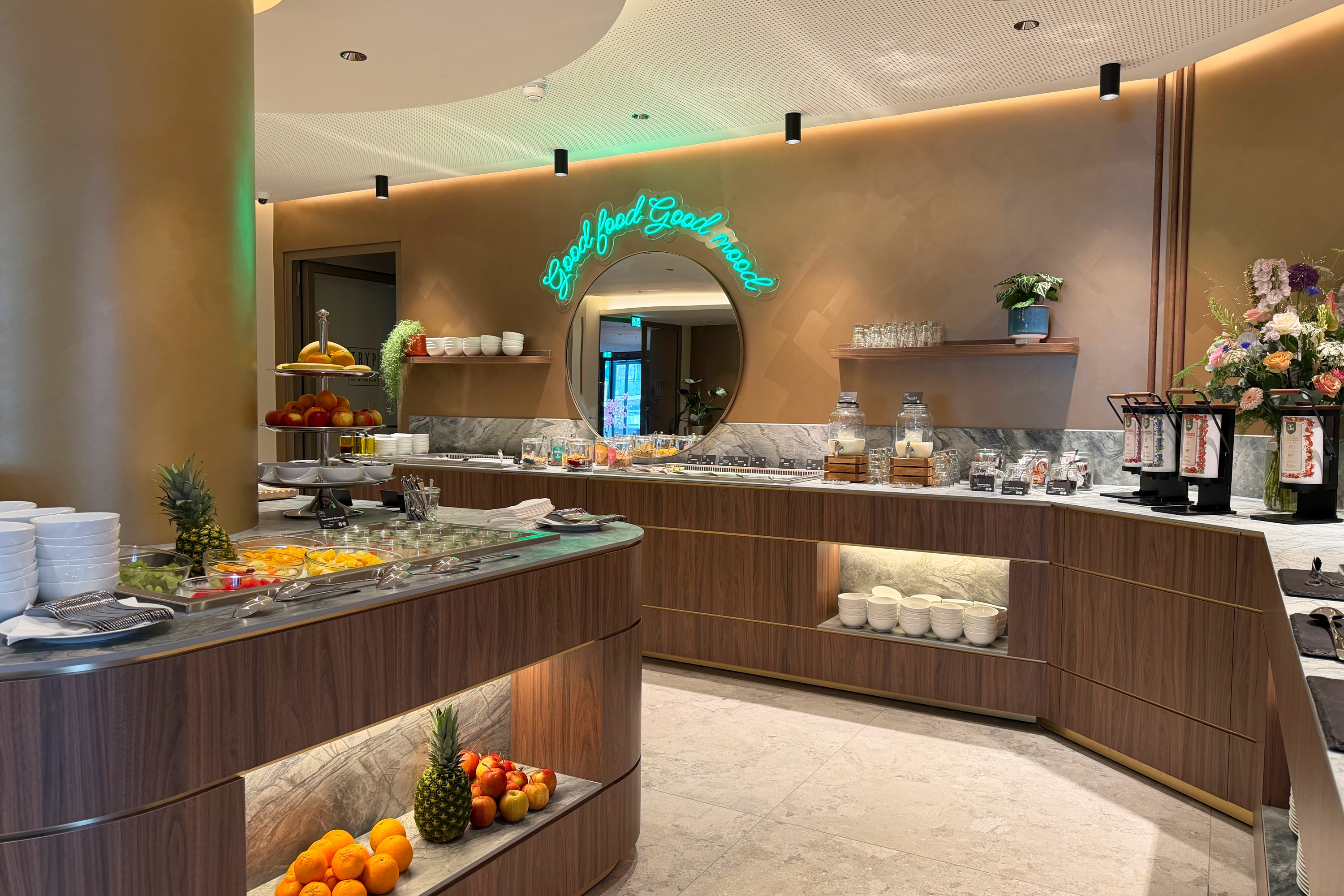 TRYP by Wyndham Badhotel The Hague Scheveningen restaurant breakfast area close up in The Hague, Other than US/Canada