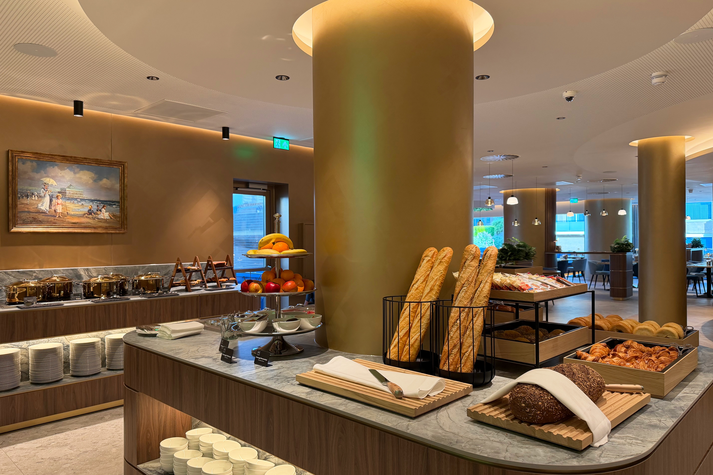 TRYP by Wyndham Badhotel The Hague Scheveningen restaurant breakfast area close up in The Hague, Other than US/Canada