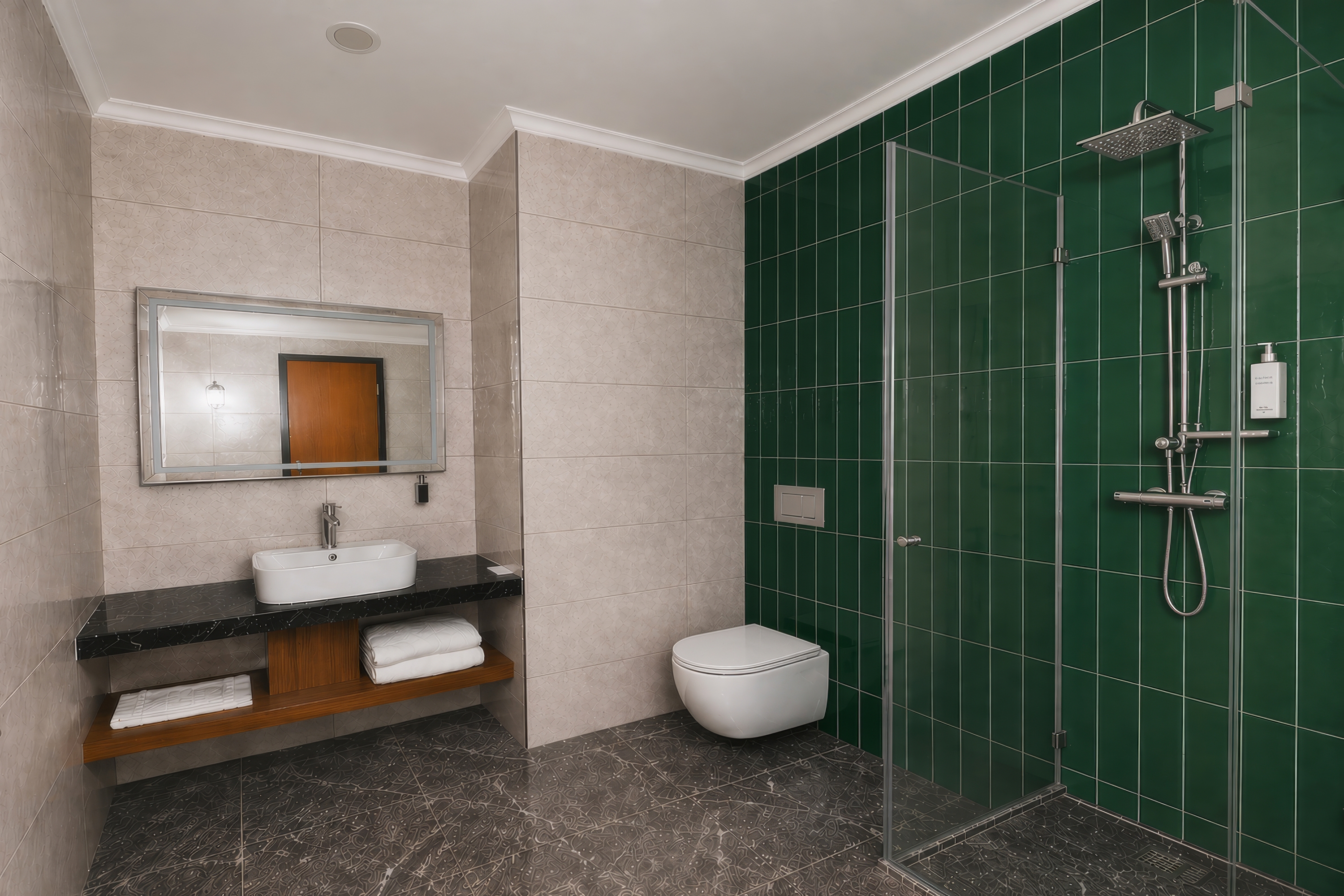 Guest room bath at the TRYP by Wyndham Didim in Aydin, Other than US/Canada