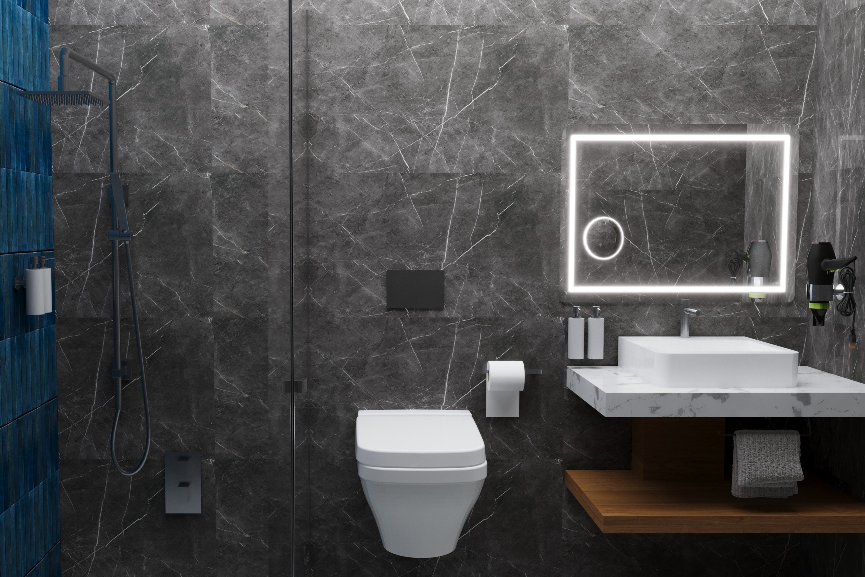 Guest room bath at the TRYP by Wyndham Didim in Aydin, Other than US/Canada