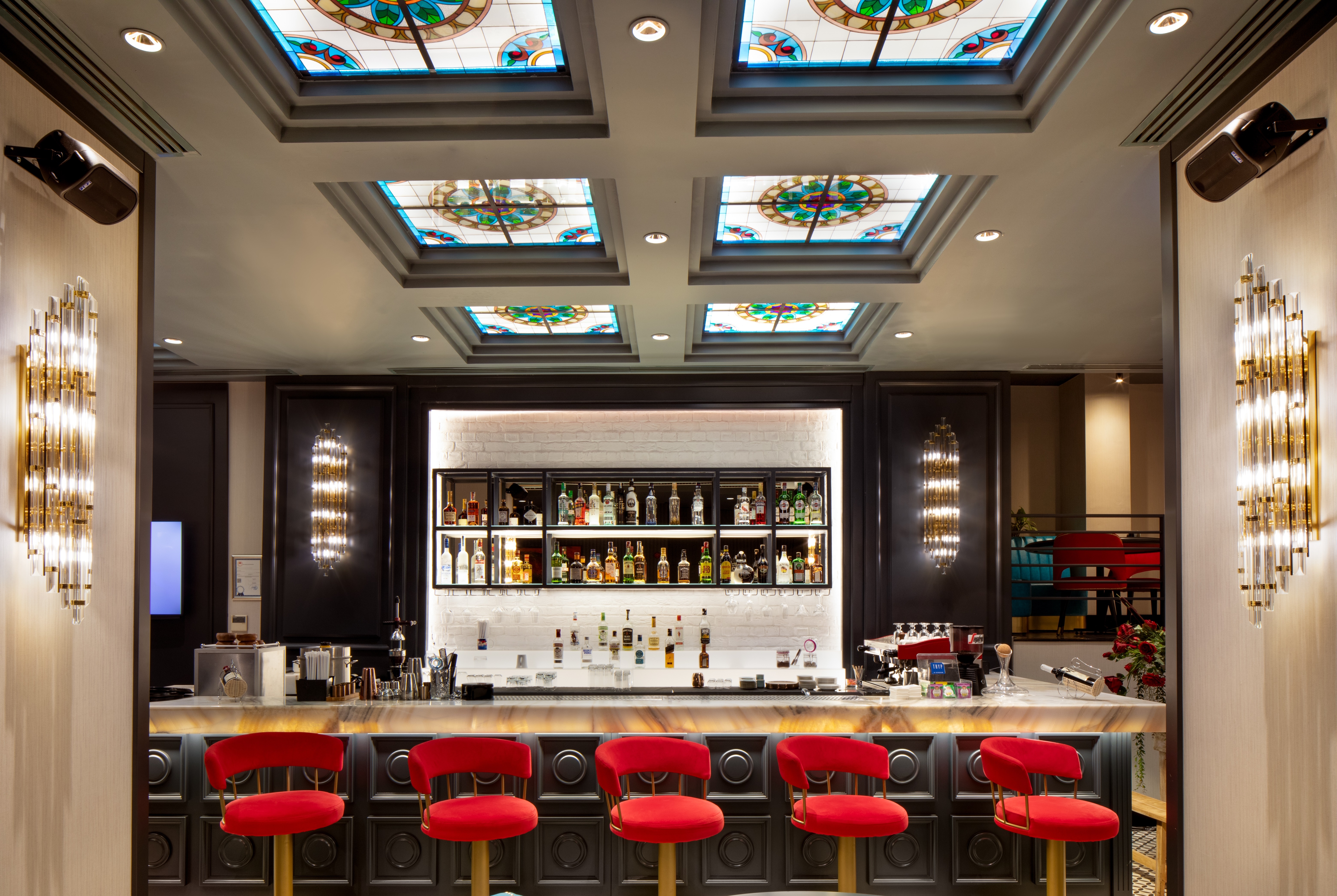 Restaurant bar at TRYP By Wyndham Istanbul Sisli Hotel in Istanbul, Other than US/Canada