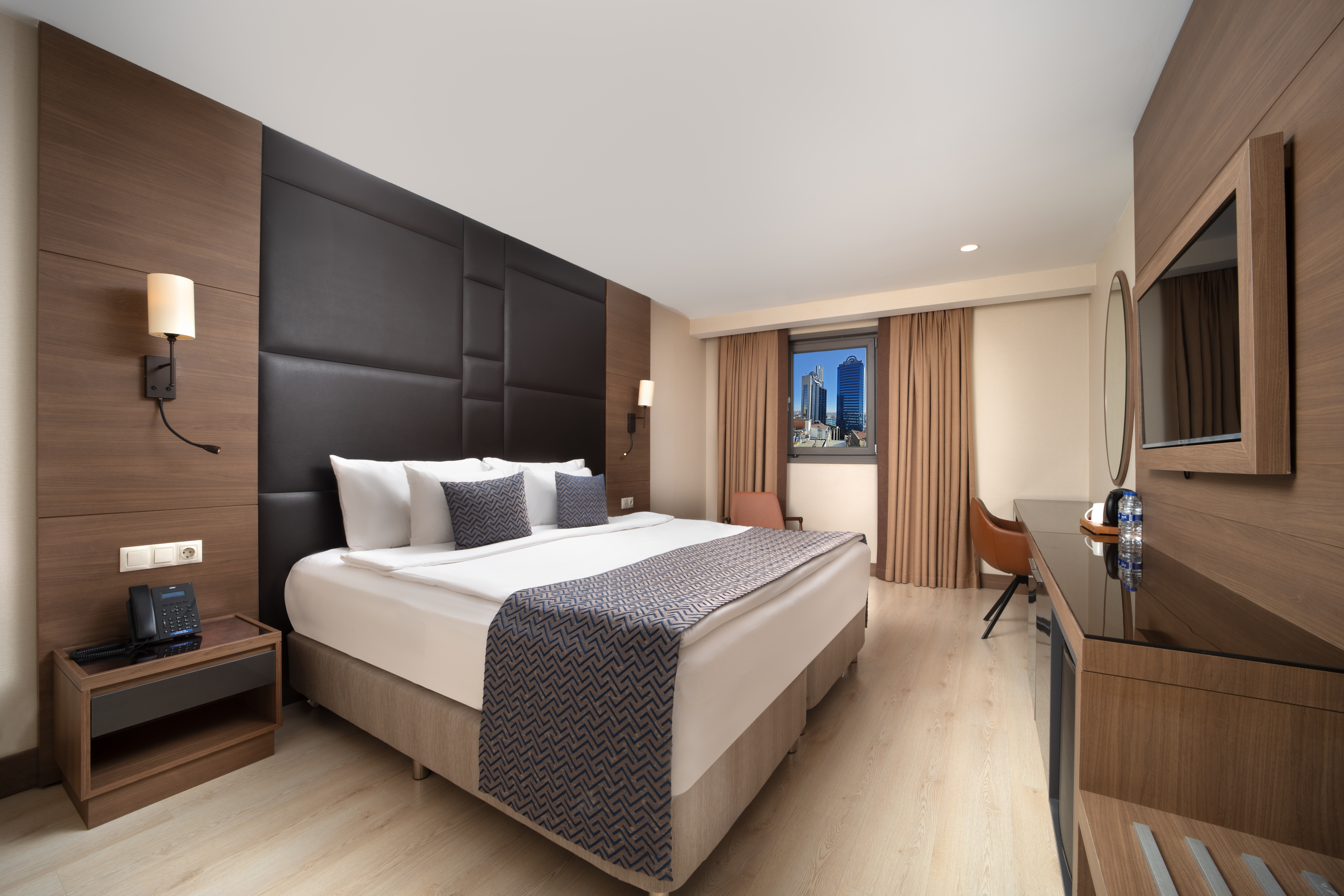 Guest room at the TRYP By Wyndham Istanbul Sisli Hotel in Istanbul, Other than US/Canada