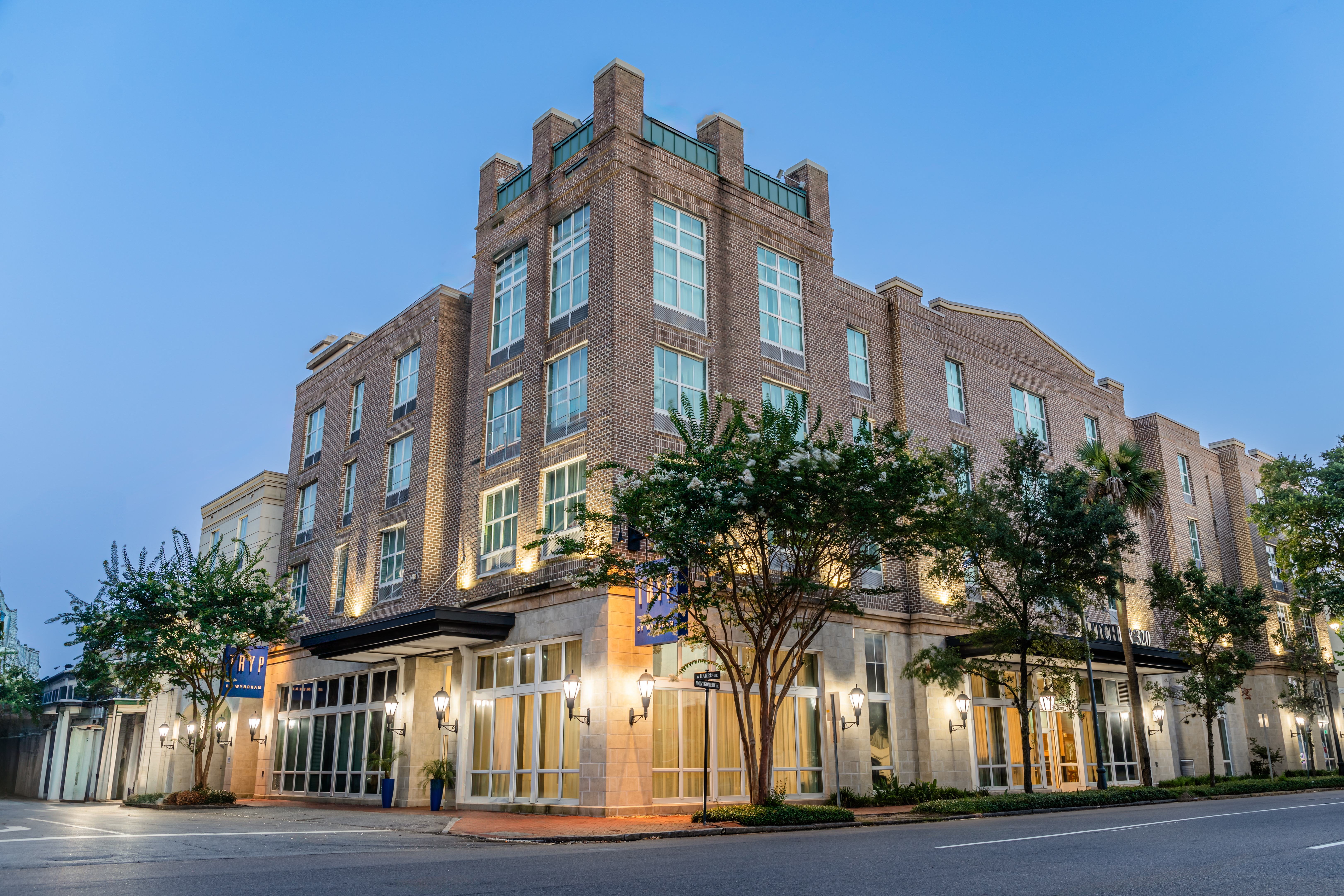 Exterior of TRYP by Wyndham Savannah Downtown/Historic District hotel in Savannah, Georgia