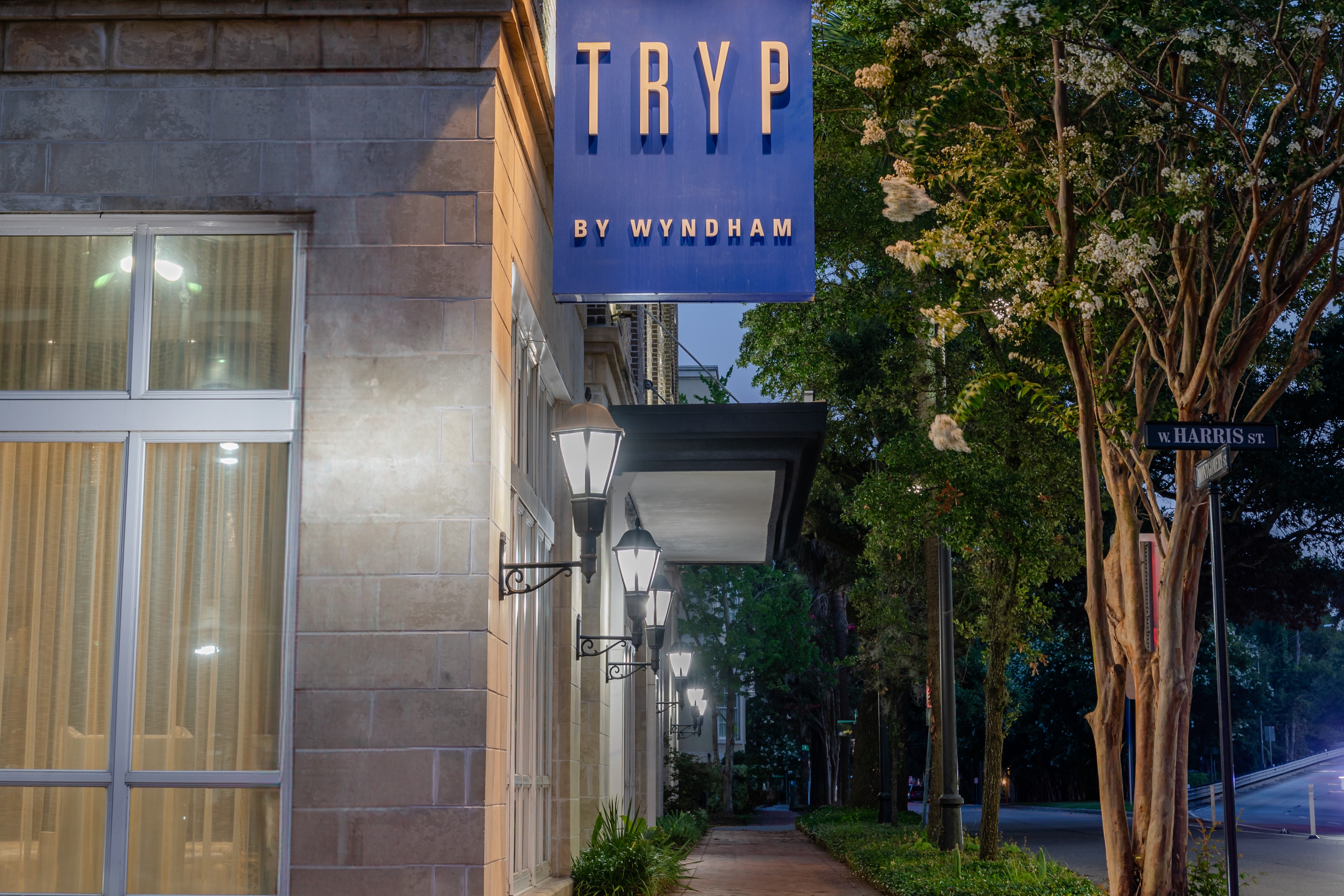 Exterior of TRYP by Wyndham Savannah Downtown/Historic District hotel in Savannah, Georgia