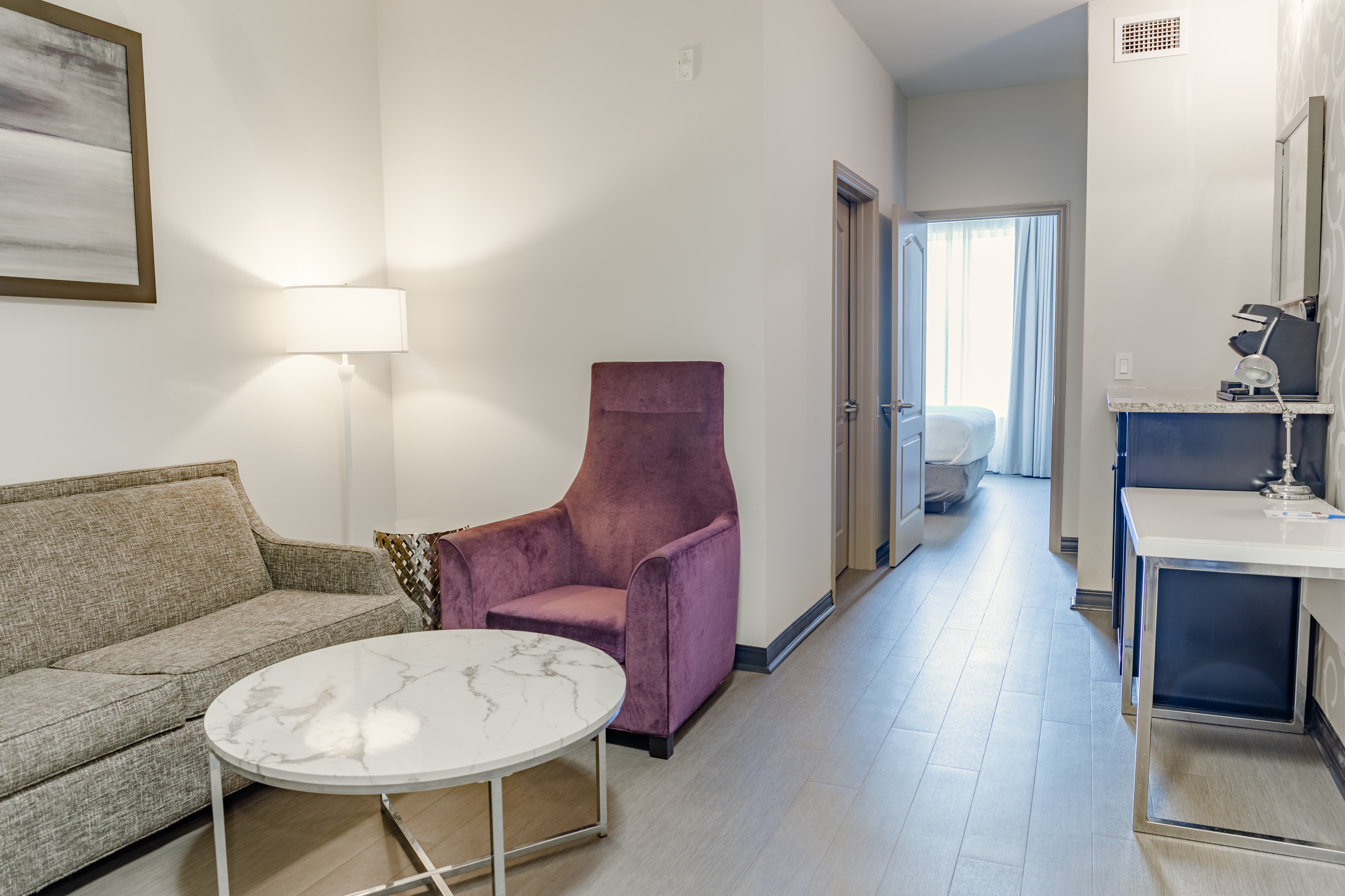 Guest room at the TRYP by Wyndham Savannah Downtown/Historic District in Savannah, Georgia