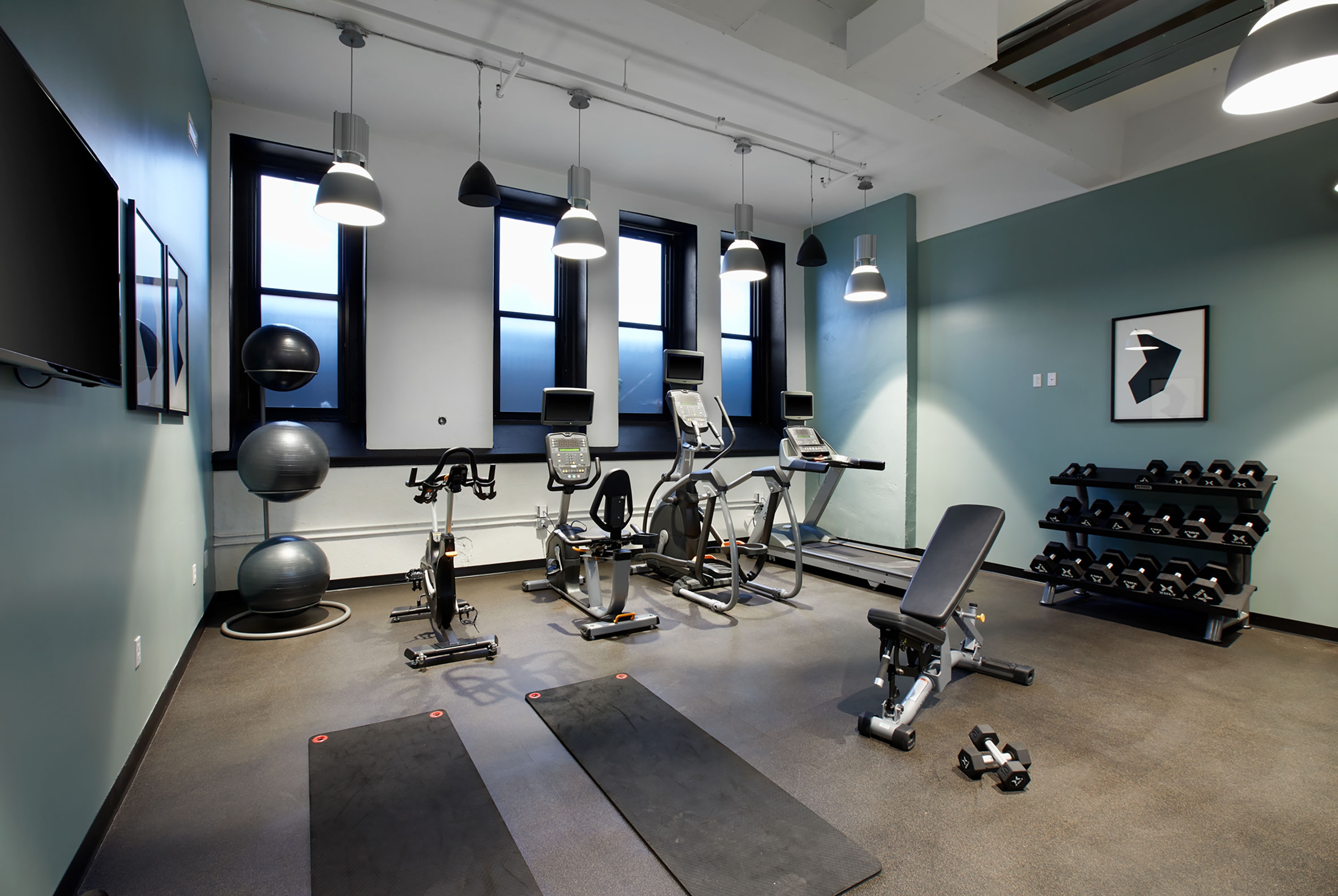 Health club at TRYP by Wyndham Pittsburgh/Lawrenceville in Pittsburgh, Pennsylvania