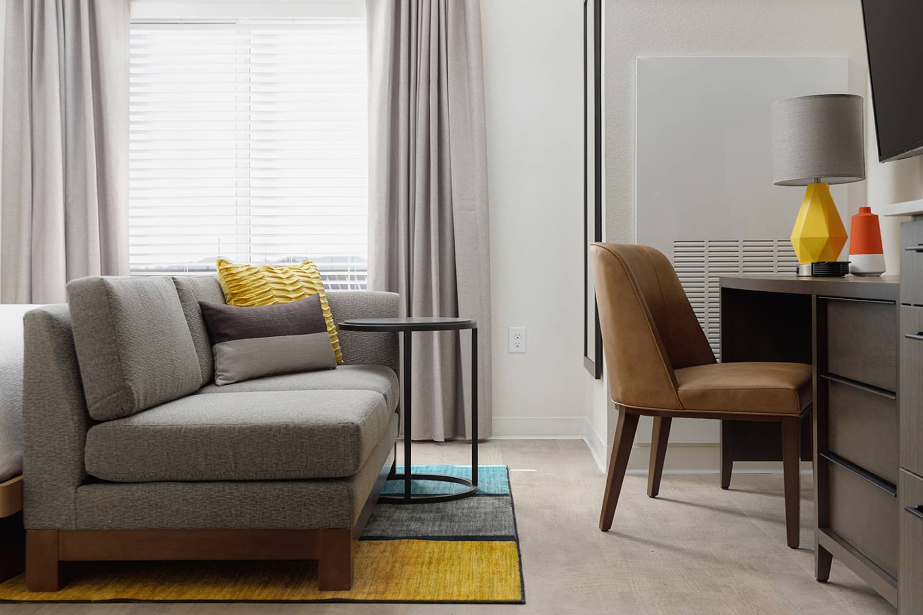 Guest room at the WaterWalk Extended Stay Huntsville in Huntsville, Alabama