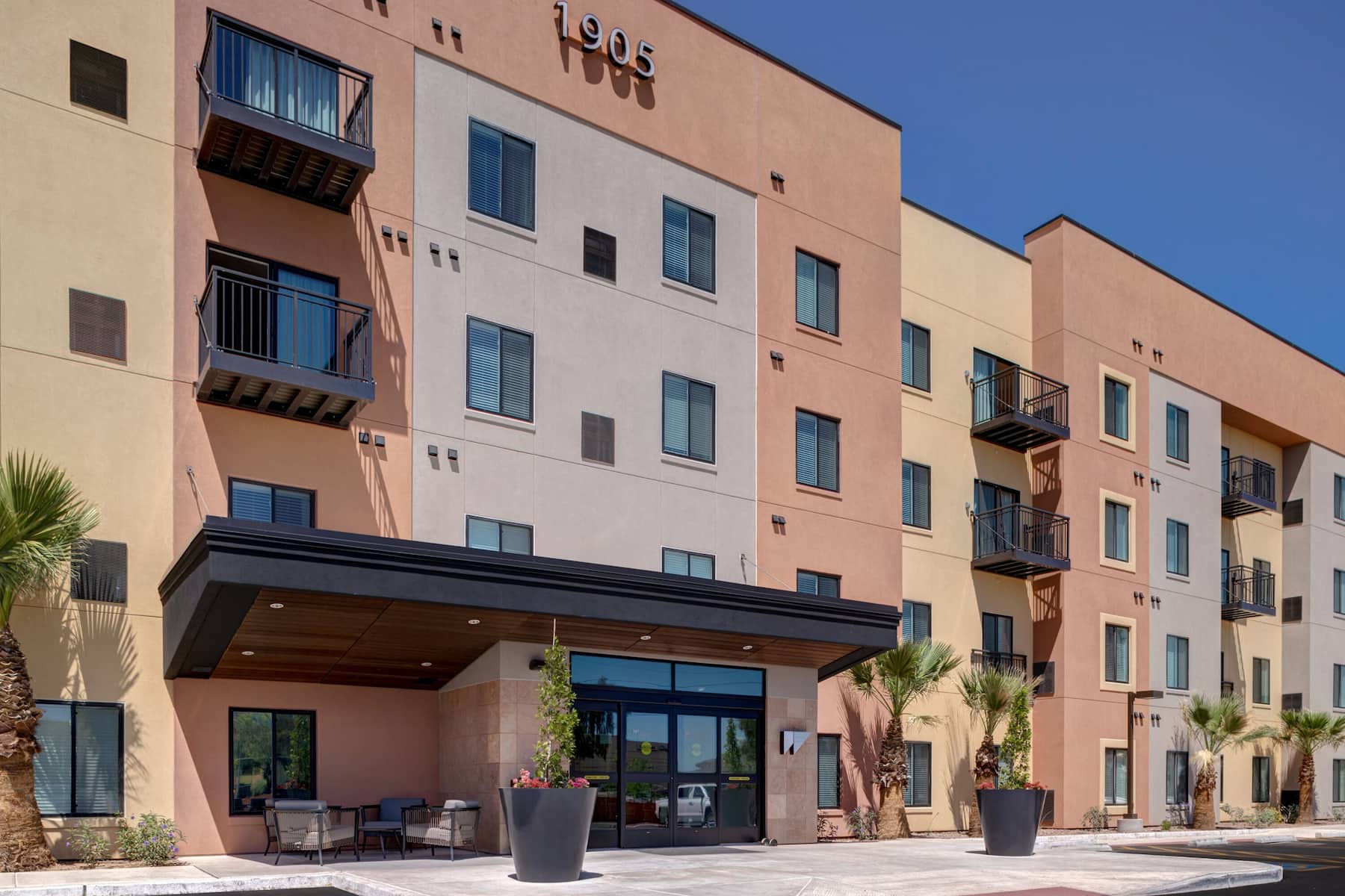 Exterior of WaterWalk Extended Stay Phoenix - N. Happy Valley hotel in Phoenix, Arizona