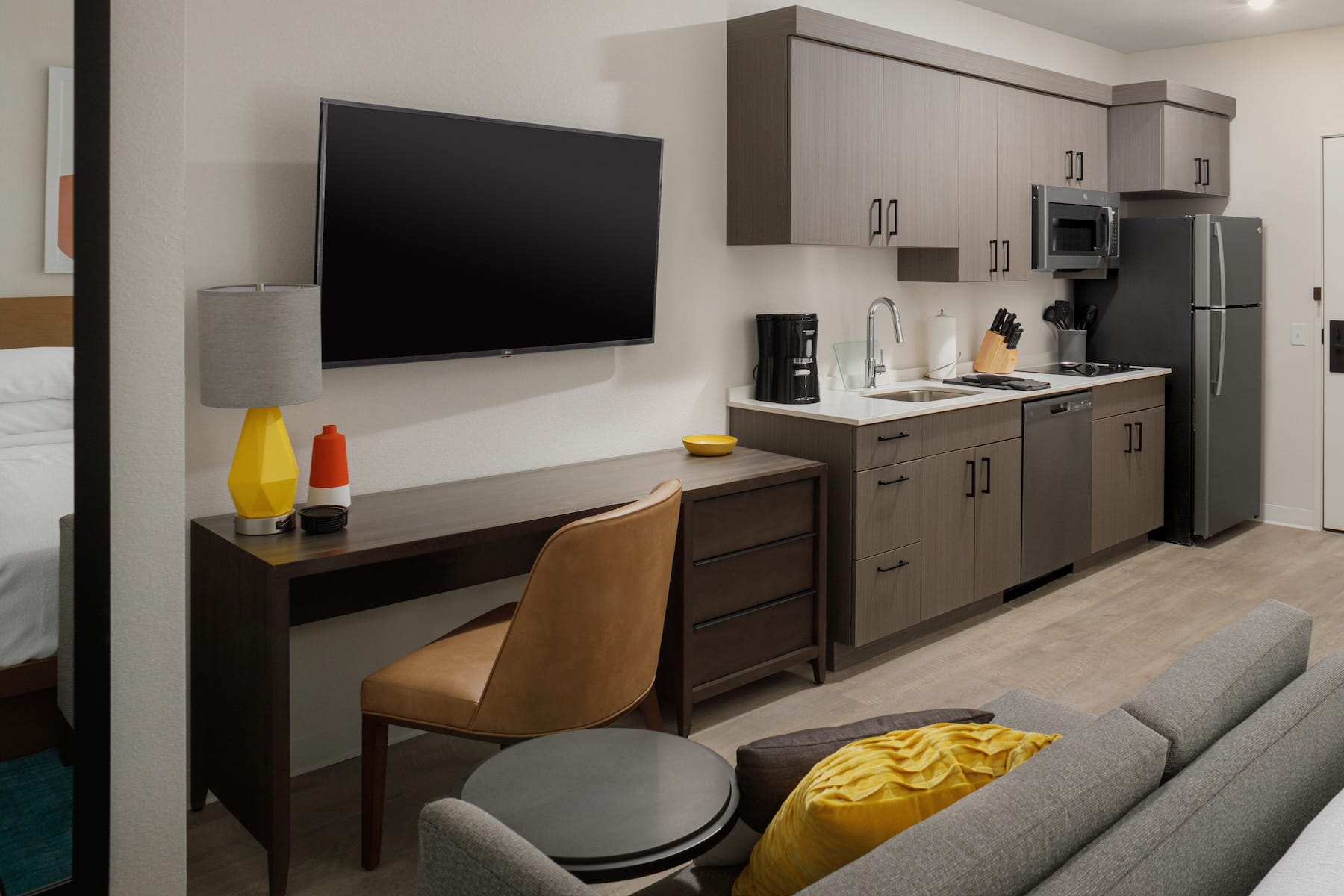 Guest room at the WaterWalk Extended Stay Phoenix - N. Happy Valley in Phoenix, Arizona